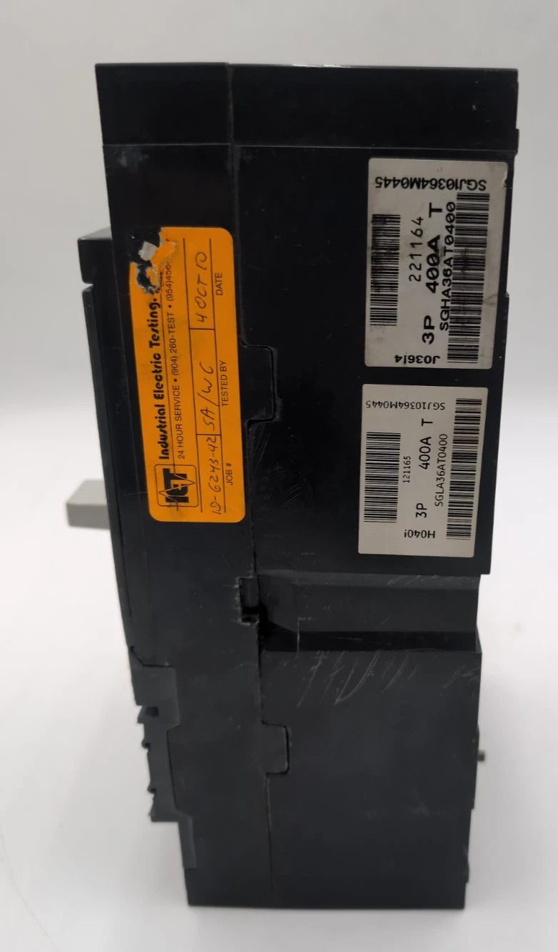 General Electric SGLA36AT0400 Circuit Breaker 400A 3P 600V SGLA 400 Amp 600VAC New