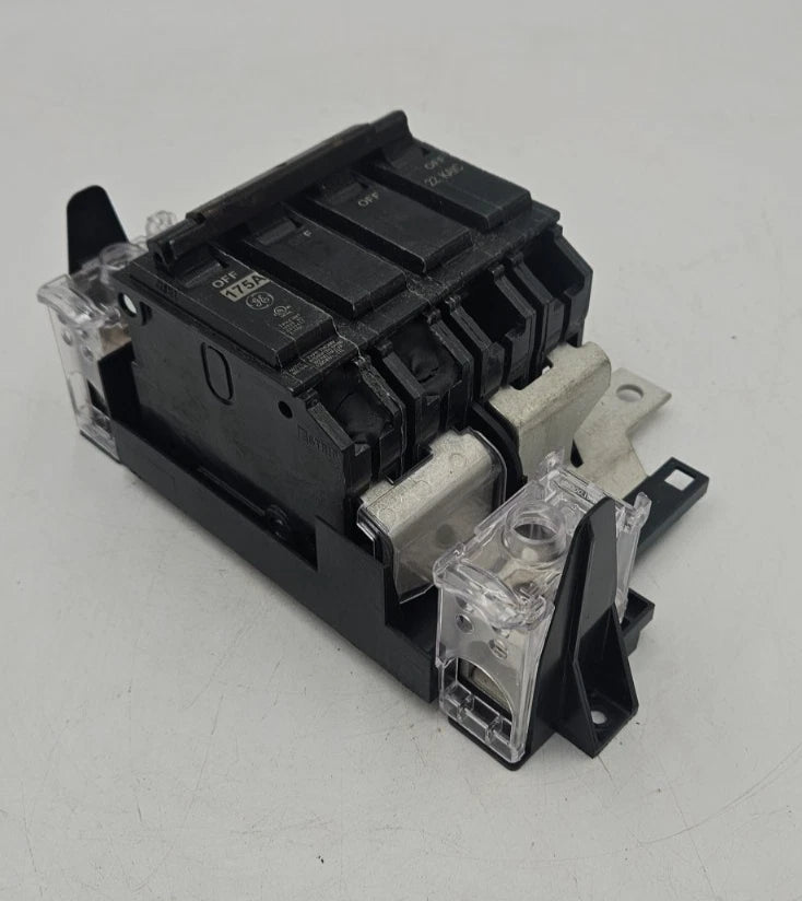 GE Main Breaker THQMV175 175A 120/240V 2P With Lugs 175 Amp 2 Pole THQMV USED Used