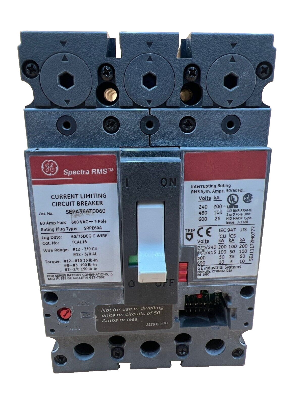 GE SEPA36AT0060 Used