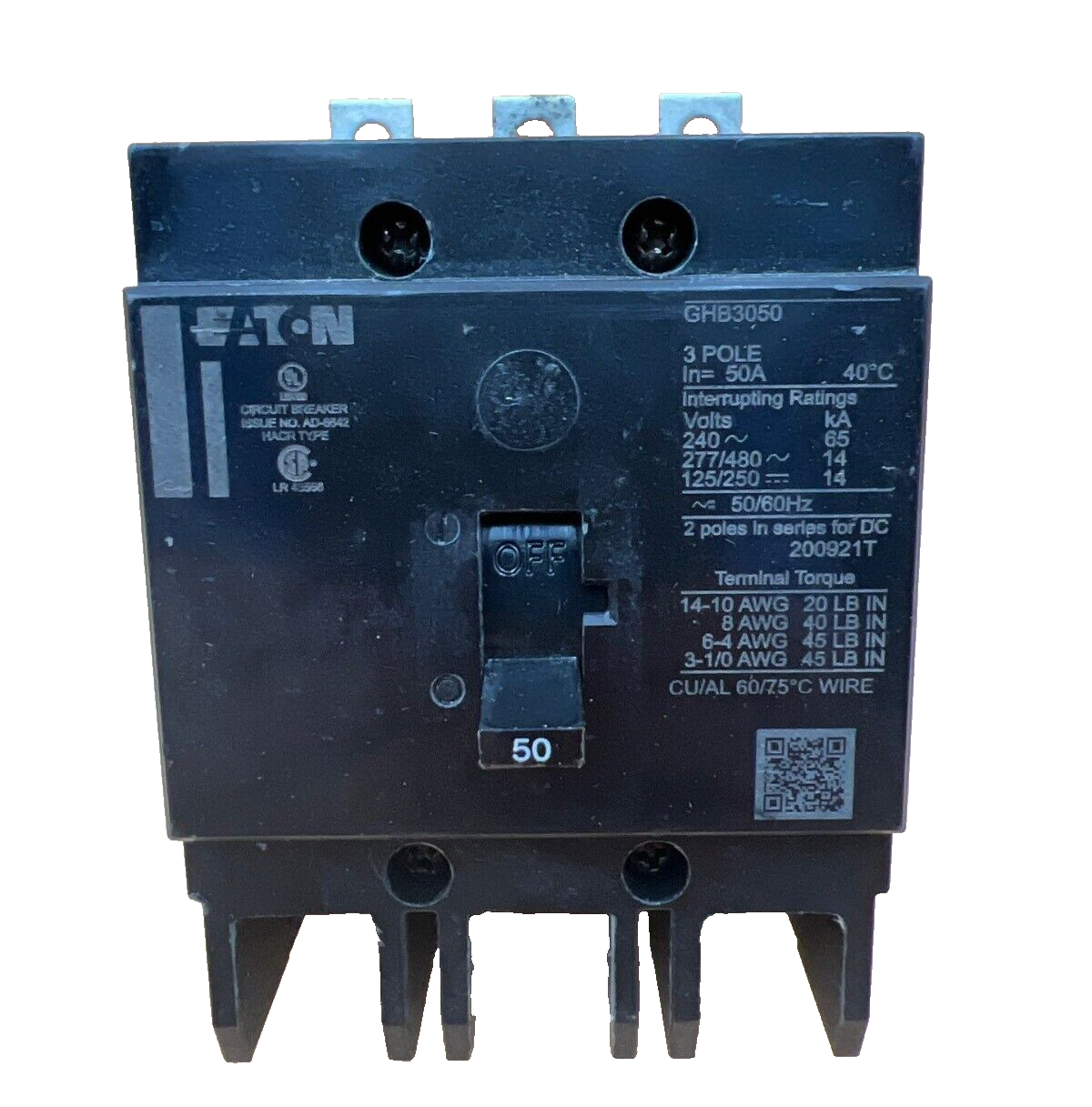 Cutler-Hammer GHB3050 New