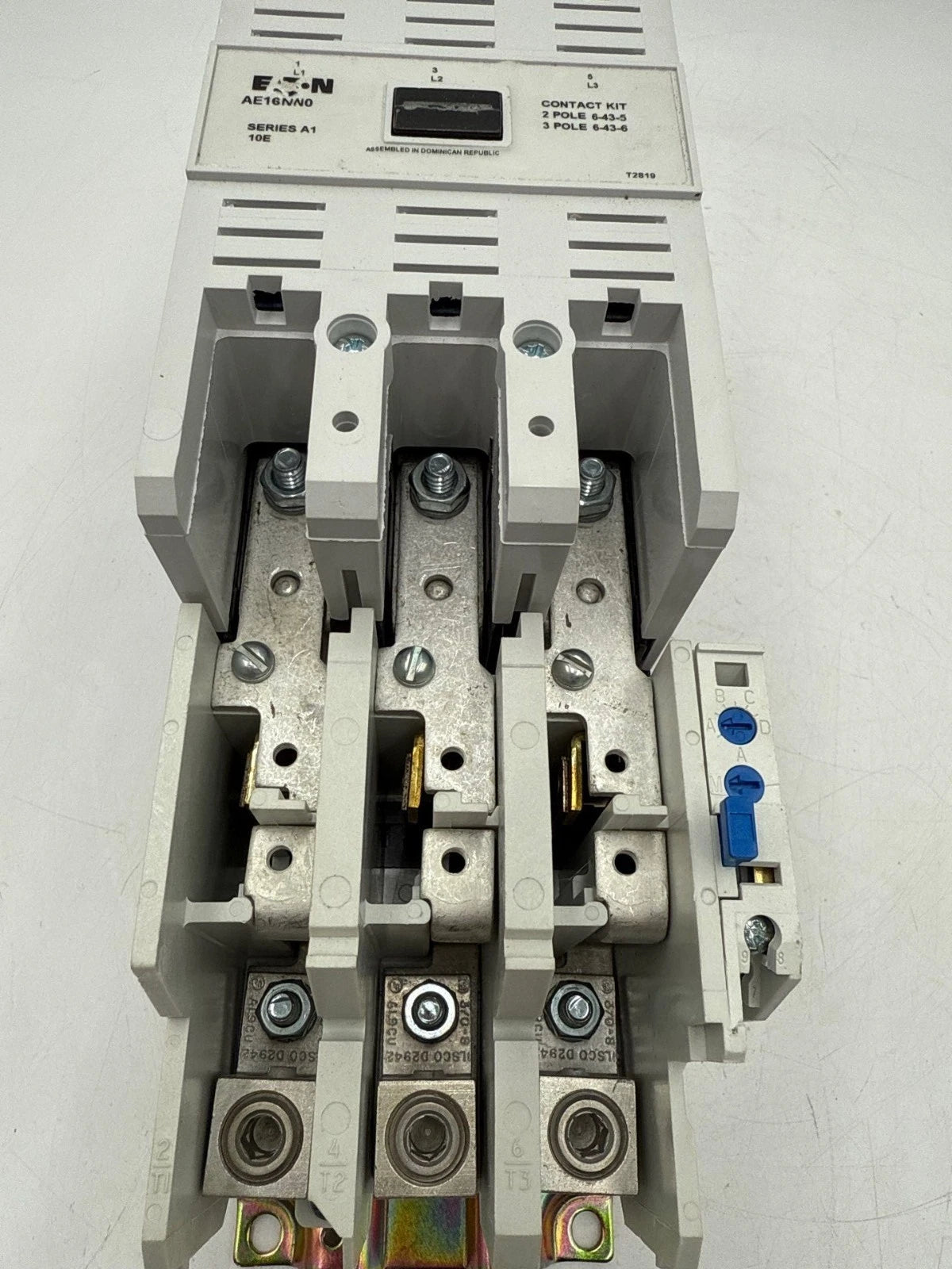 Eaton AE16NN0 Starter 140A 3P 600V 125 HP Coil 110-120V Overload 10-6530-3 Used