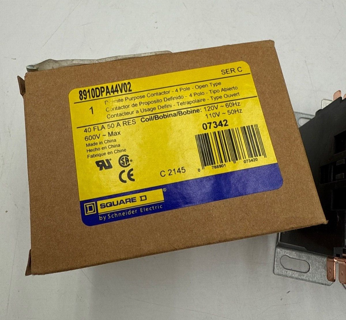 Square D 8910DPA44V02 New