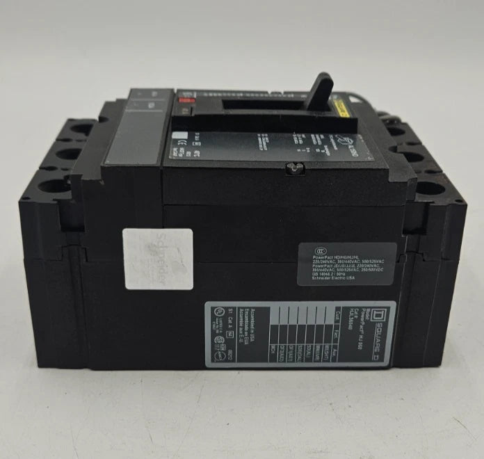 Square D HJL36040 Circuit Breaker 40A 3P 600V HJL 40 Amp 3 Pole PowerPact HJ 060 Used