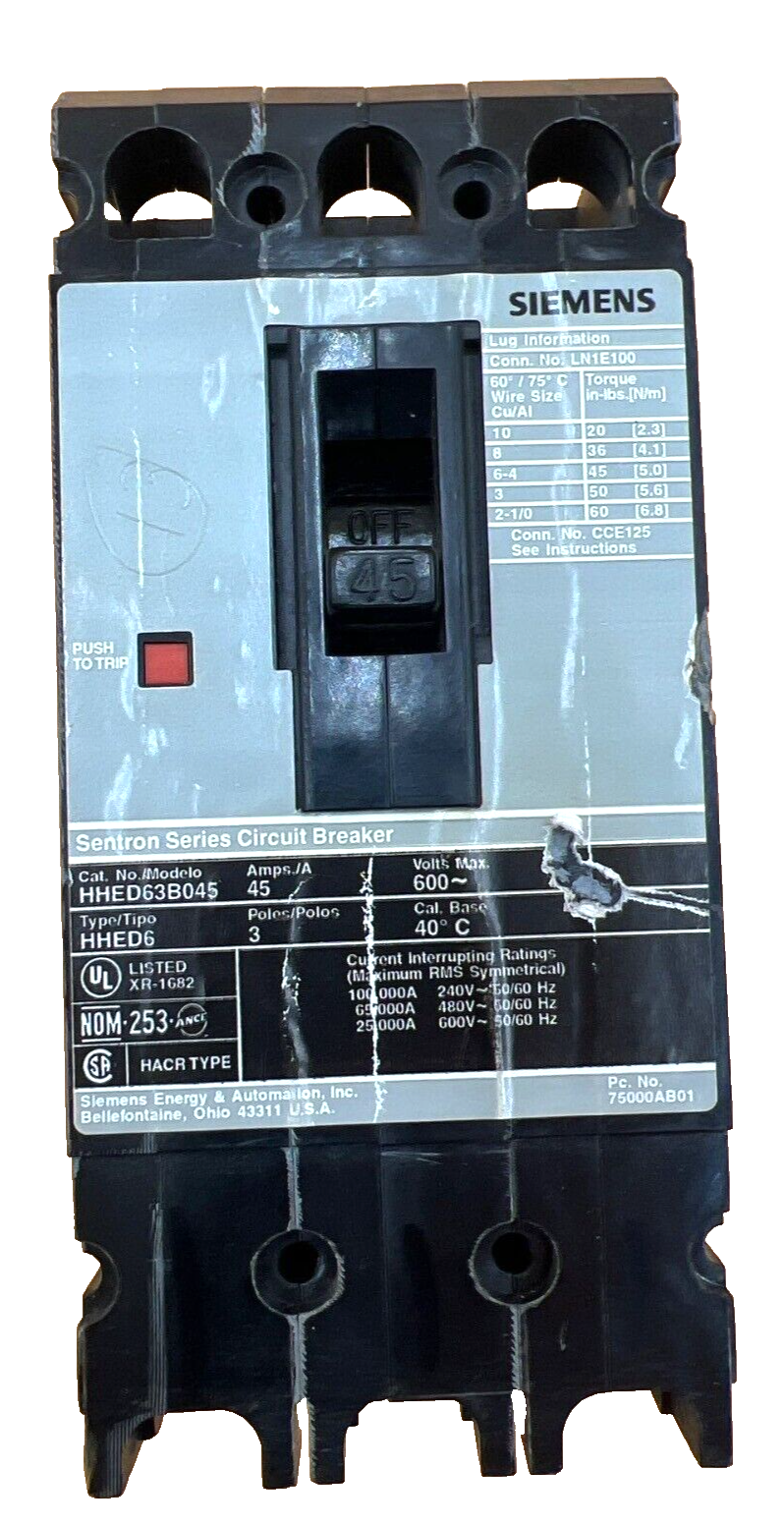 Siemens HHED63B045 Used