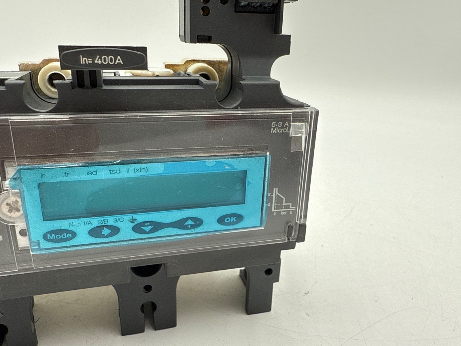 Schneider LV432091 Micrologic 5.3A 400A 3P Trip Unit 400 Amp 3 Pole Electronic New