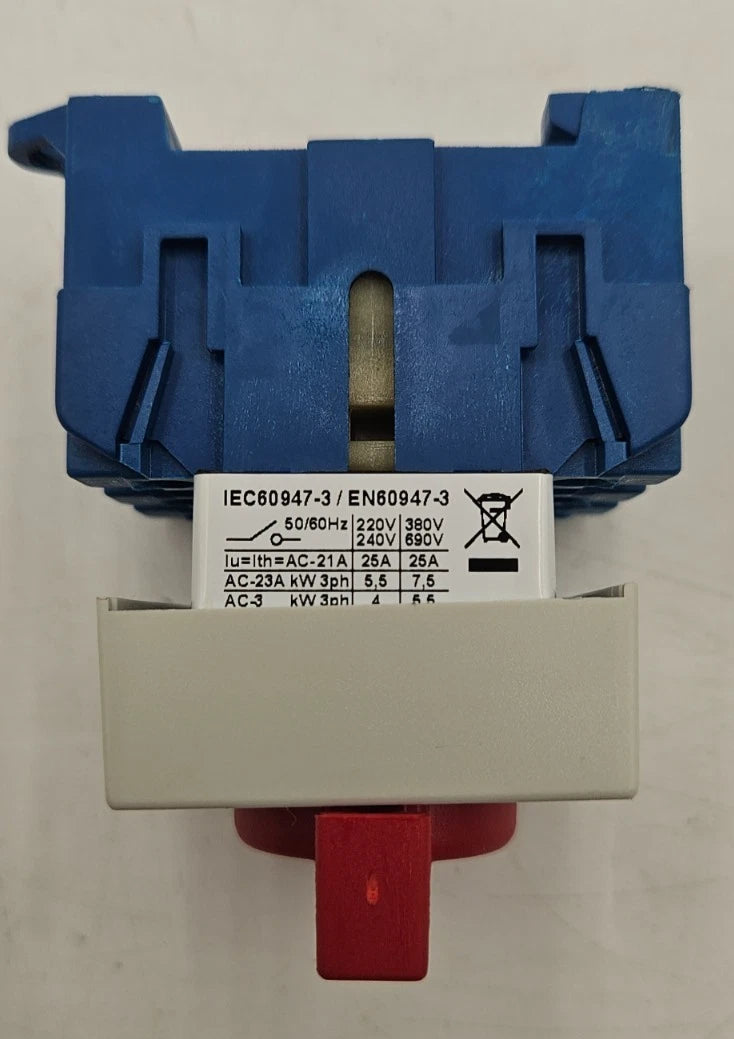 KRAUS & Naimer KG20A.K300 USA001.VE2 Disconnect Switch 25A 3P 600V 25 Amp Used