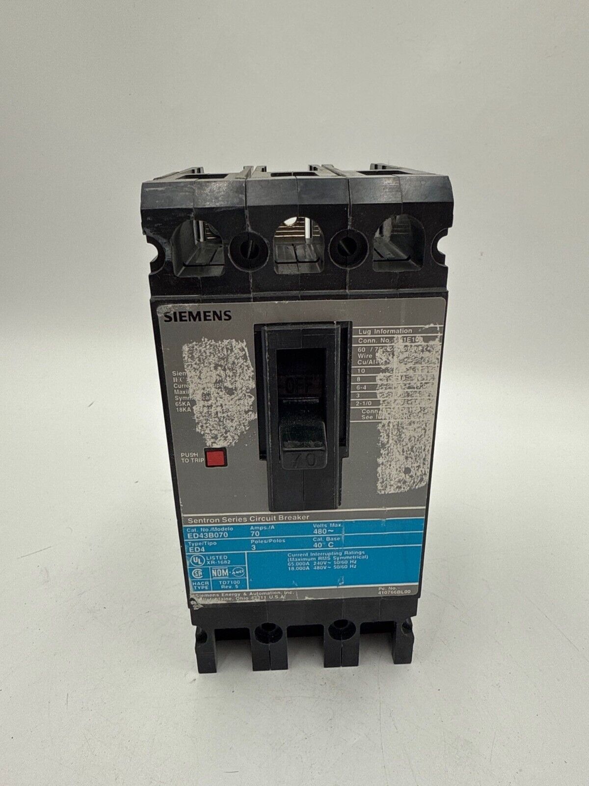 Siemens ED43B070 Used