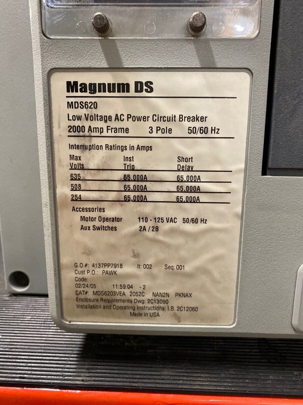 Eaton MDS6203VEA Used