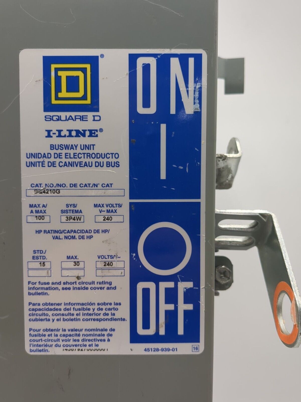 Square D PQ4210G Used