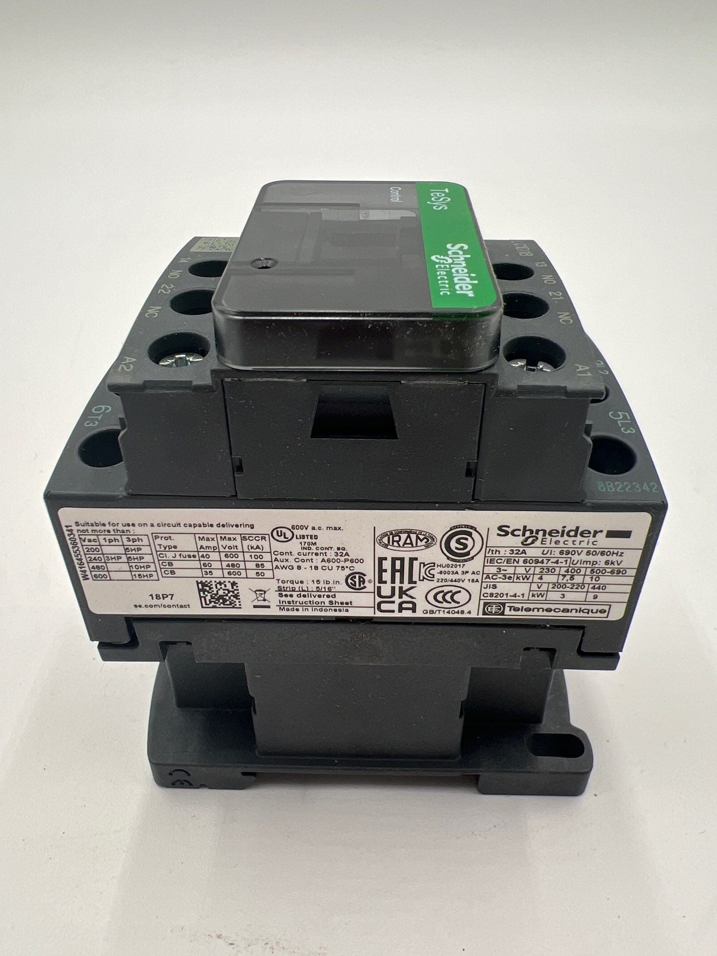 Square D LC1D18P7 New