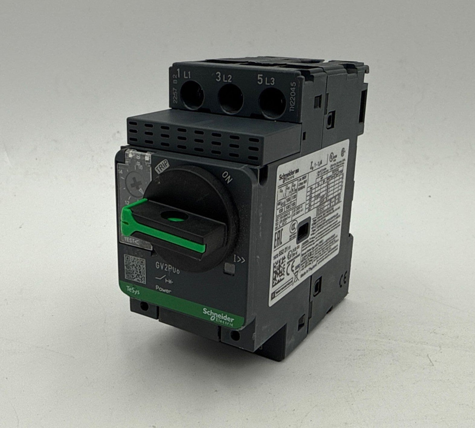 Schneider GV2P06 Circuit Protector Manual Starter 1-1.6A 3P 690V TeSys Deca New
