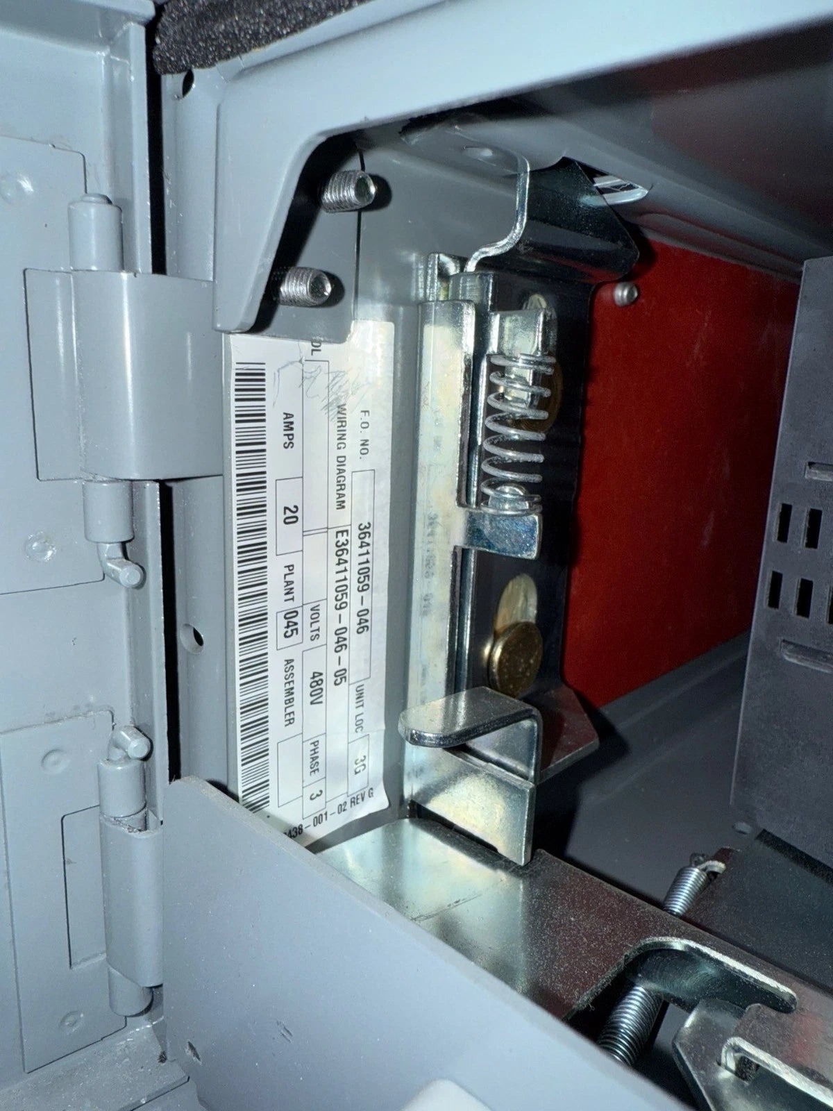 6" Square D Model 6 20A MCC Feeder Bucket 20 Amp HJL36020 Breaker HJL New