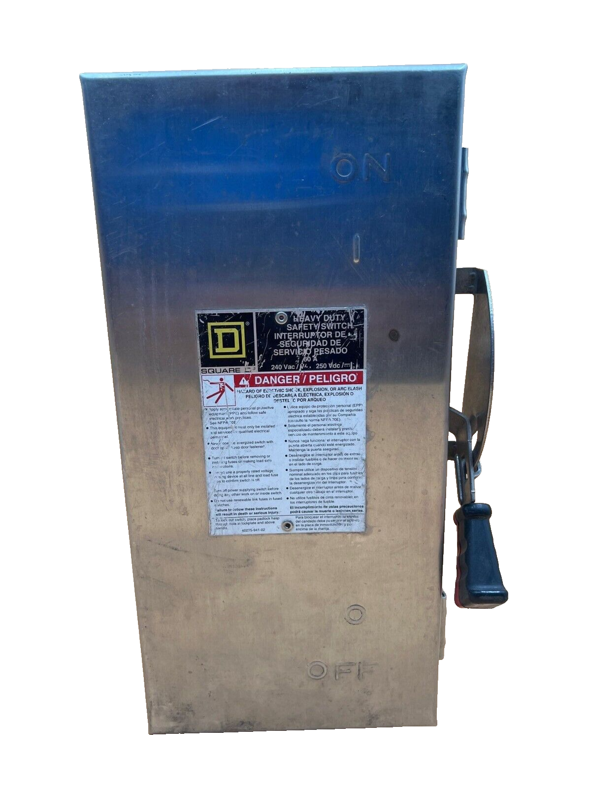 Square D H222DS Used