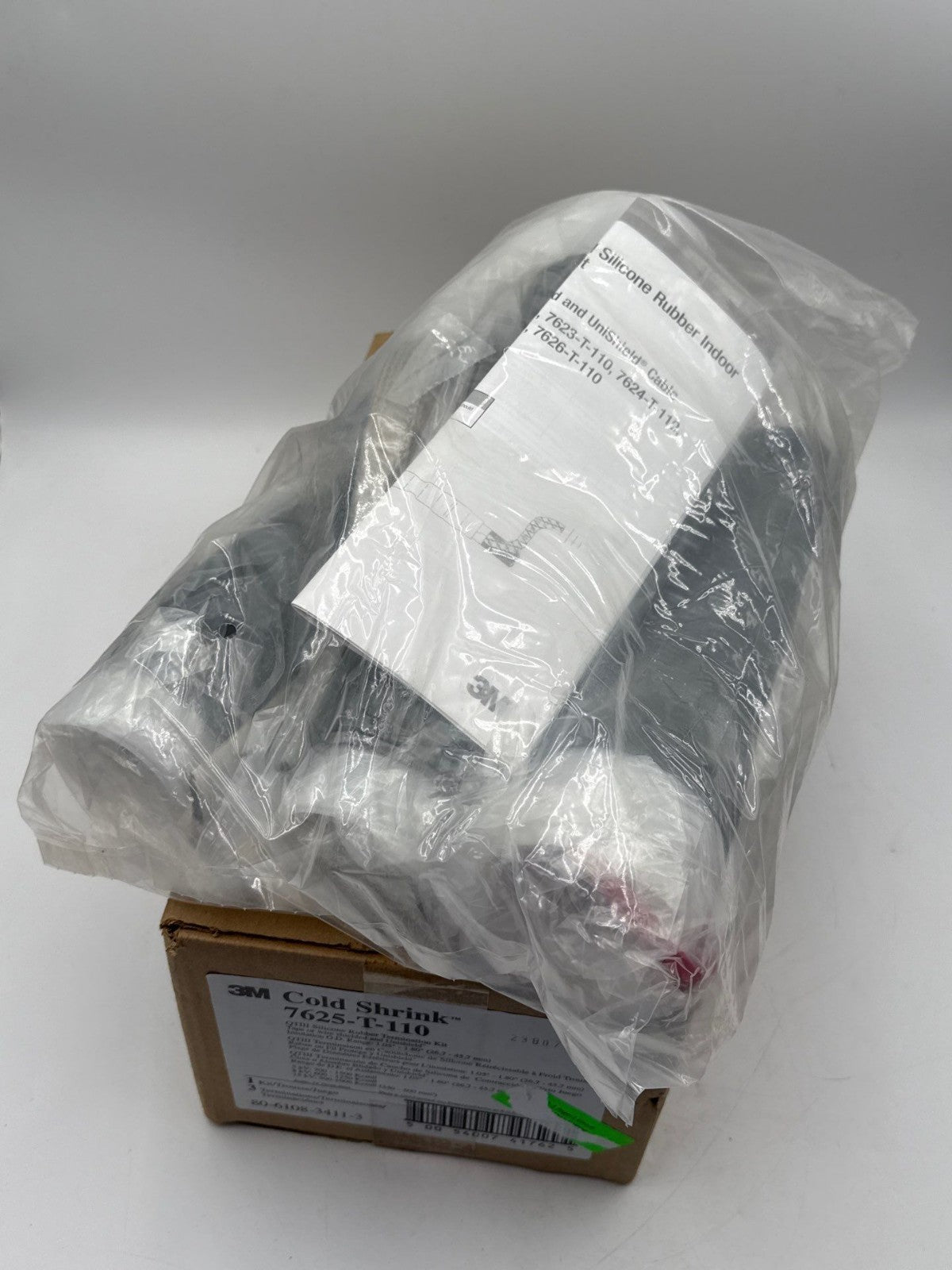 3M Cold Shrink 7625-T-110 QTIII Silicone Rubber Termination Kit 7625T110 New New
