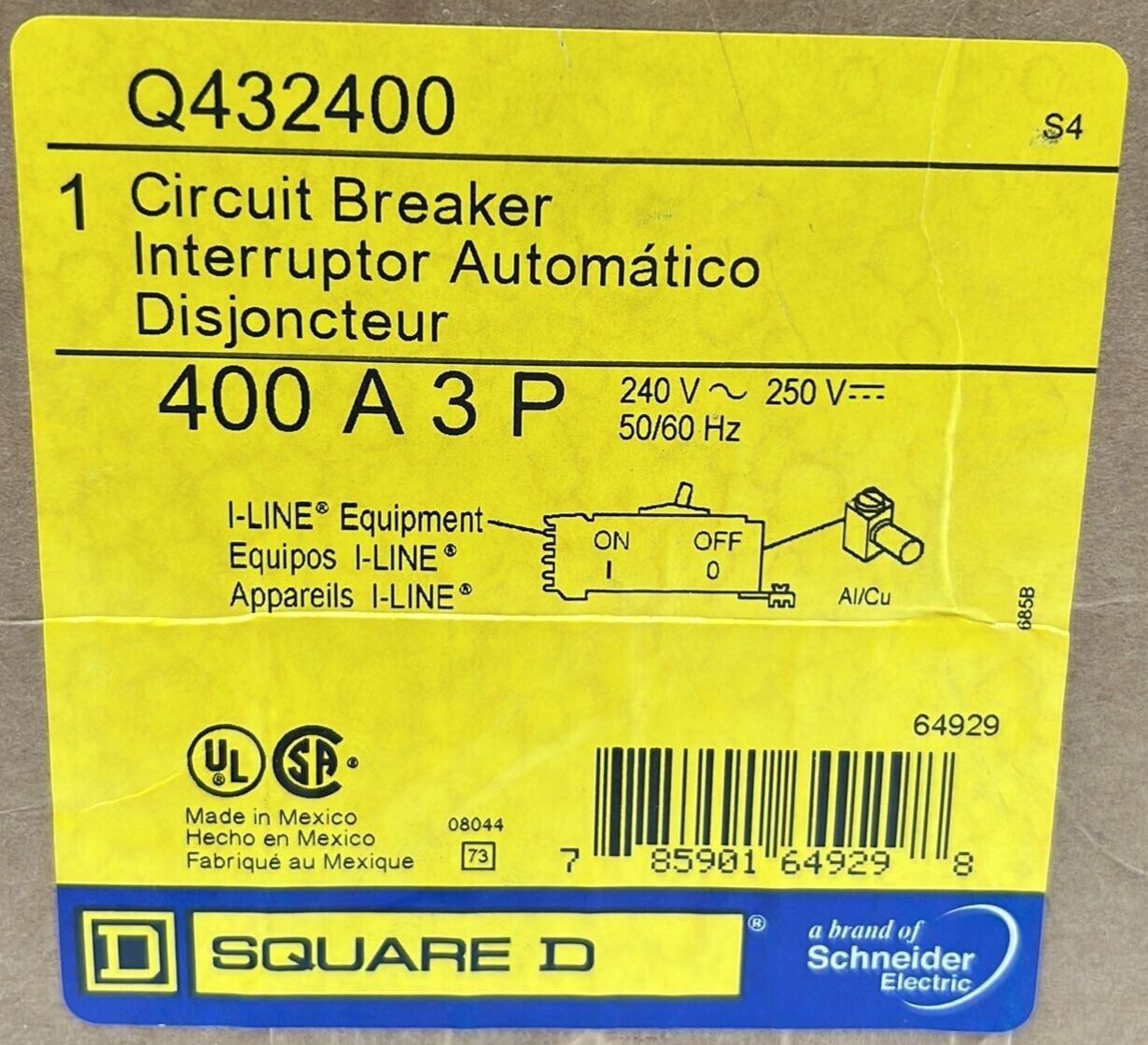 Square D Q432400 New