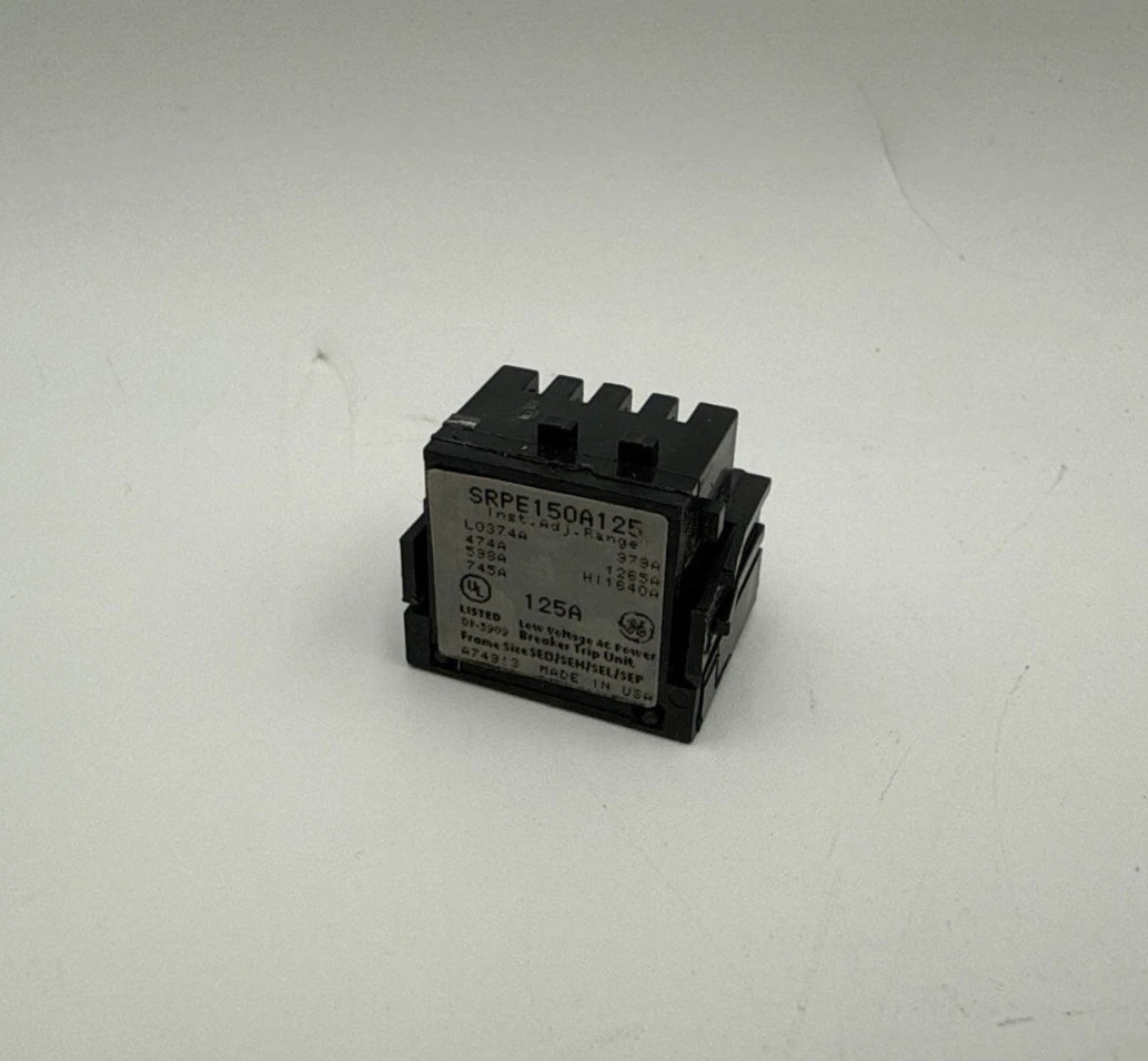 GE SRPE150A125 Rating Plug 125A SRPE150 125 Amp Frame SEDA SEHA SELA SEPA Used Used