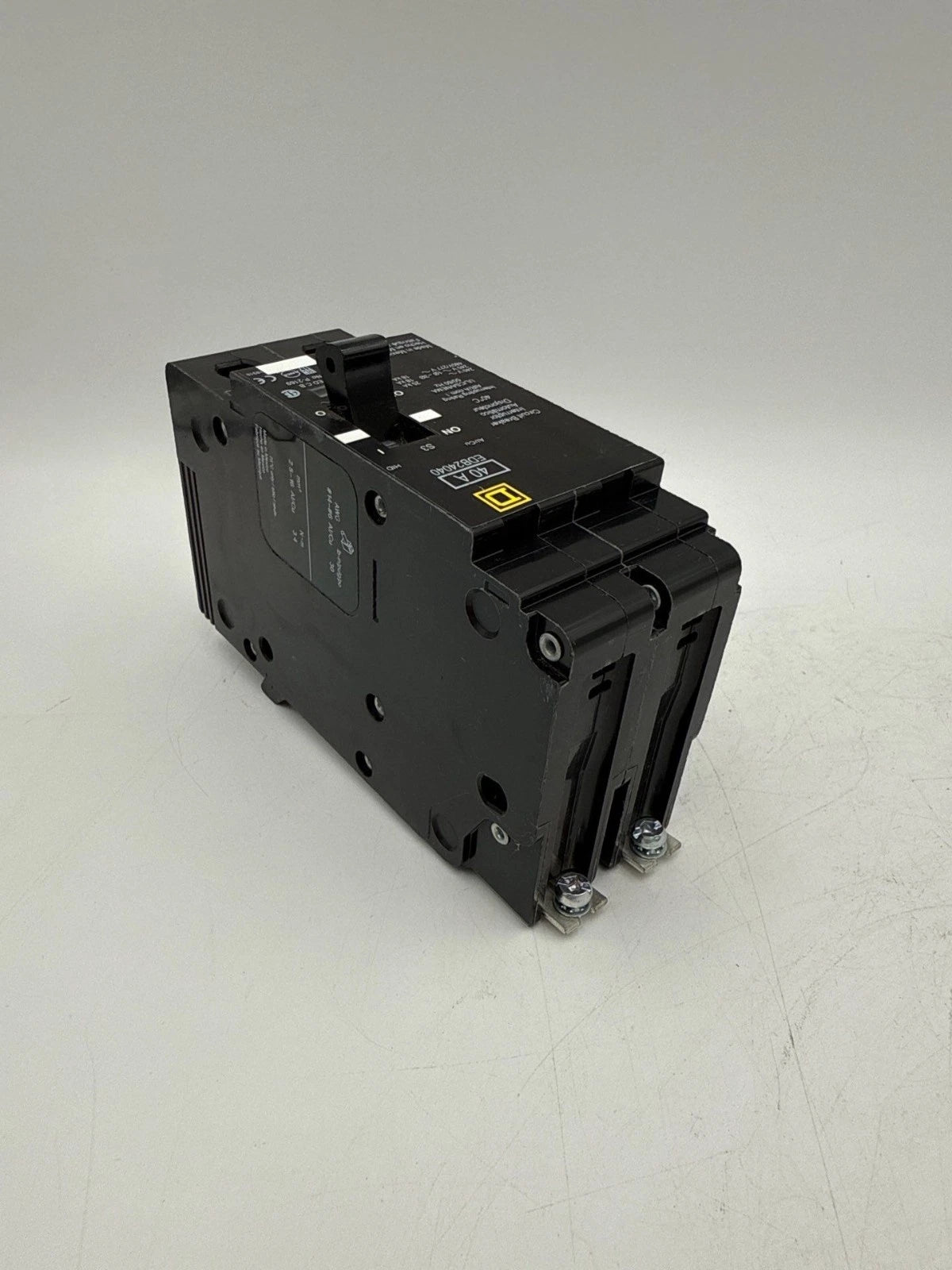 Square D EDB24040 Circuit Breaker 40A 2P 480V 1PH EDB 2 Pole 40 Amp Bolt On New