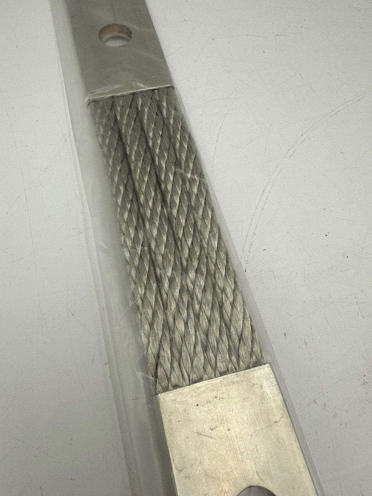 20PC Flexible Braided 12" 2 Hole Grounding Strap Copper Flex Jumper Shunt CU New