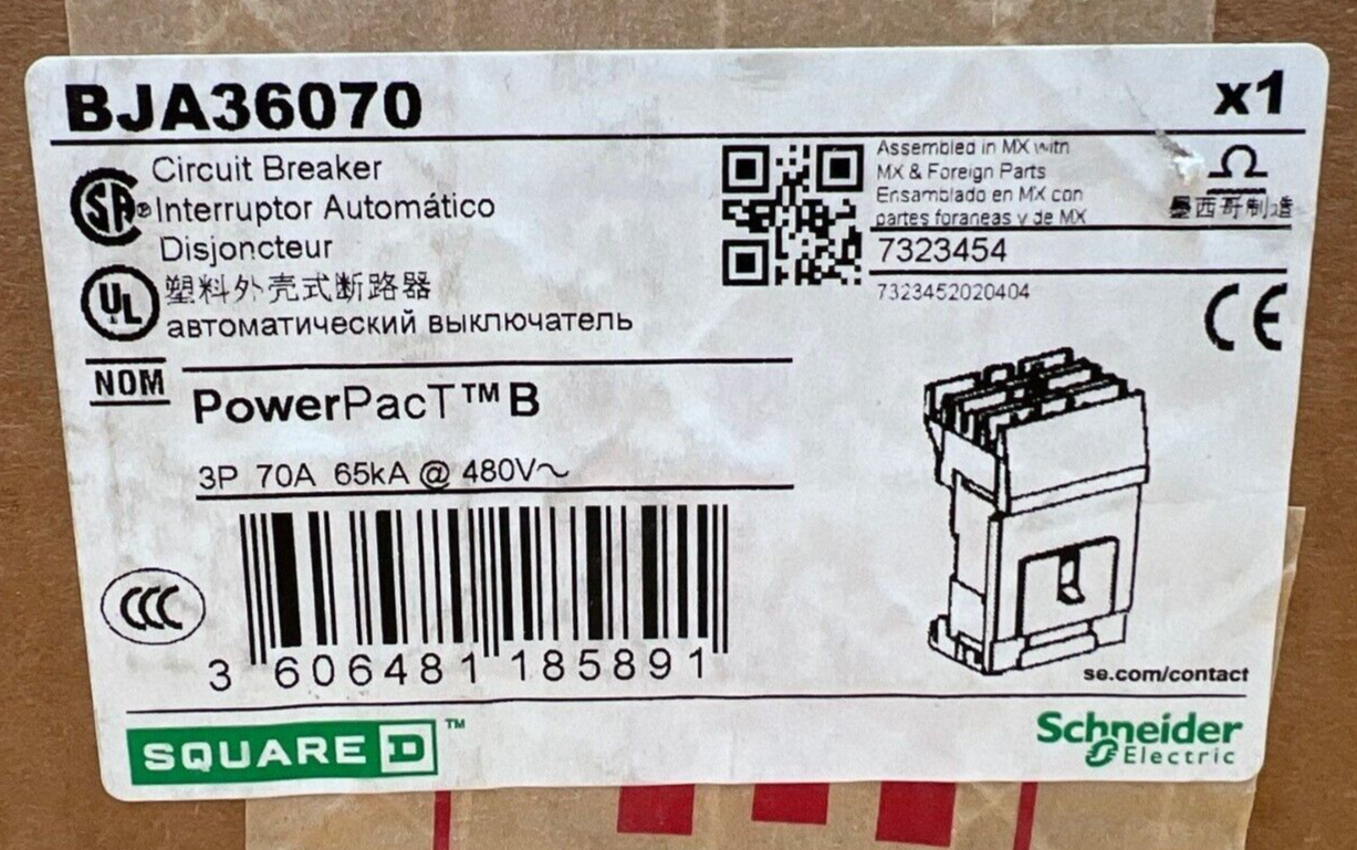 Square D BJA36070 New