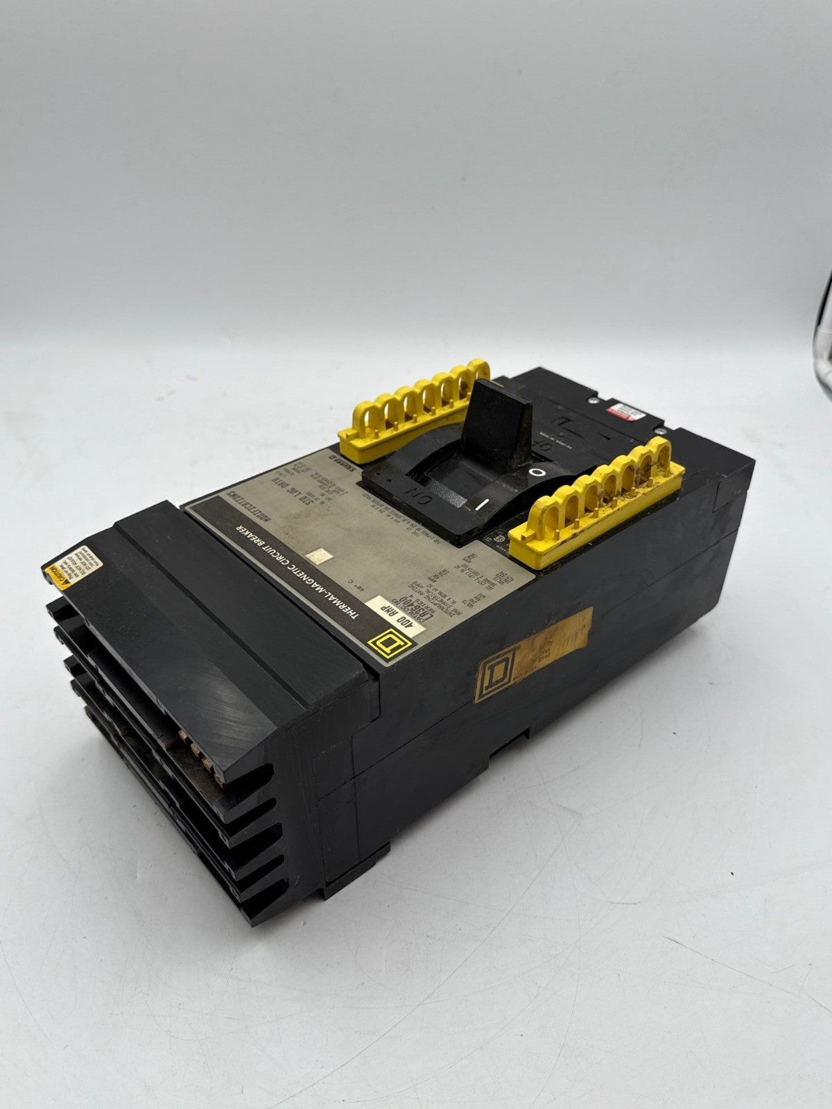 Square D LA36400 Circuit Breaker 400A 3P 600V 3PH LA I-Line 400 Amp 3 Pole Gray Used