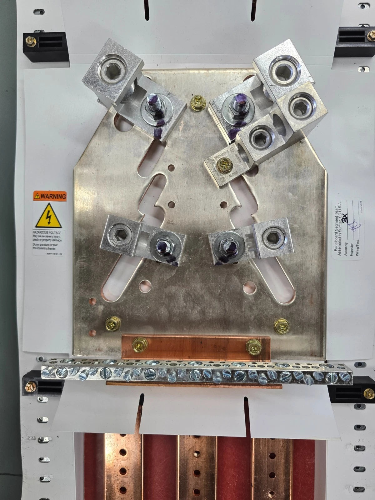 Eaton PRL3X Panelboard 400A 480/277V 3PH MCB Panel KD3400 Subfeed 350A 3R Encl Used