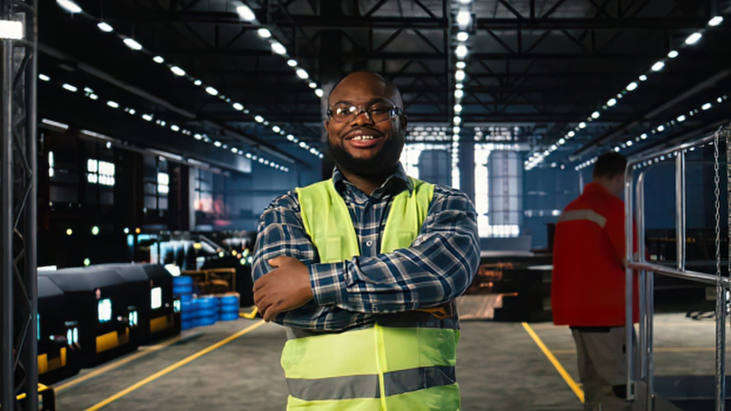 A Brilliant Electrical Supply team member on the warehouse floor