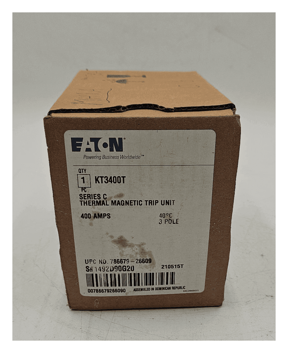 Eaton KT3400T Circuit Breaker 400A 3P NEW
