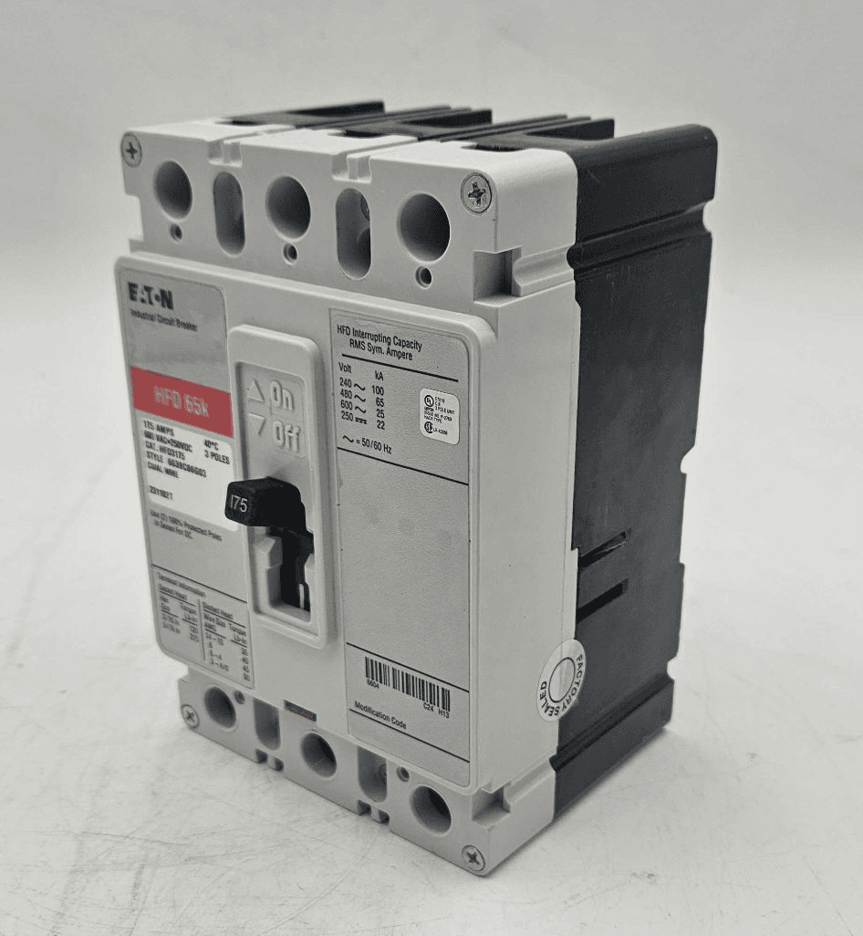 Cutler-Hammer HFD3175 Circuit Breaker 175A 3P 600V