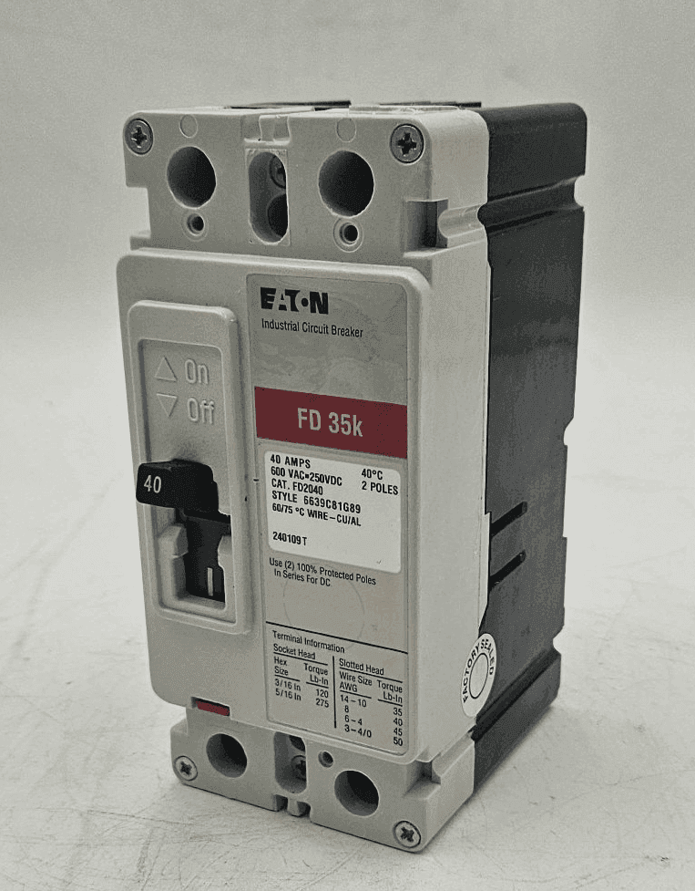 Eaton FD2040 Circuit Breaker — image 1 of 9