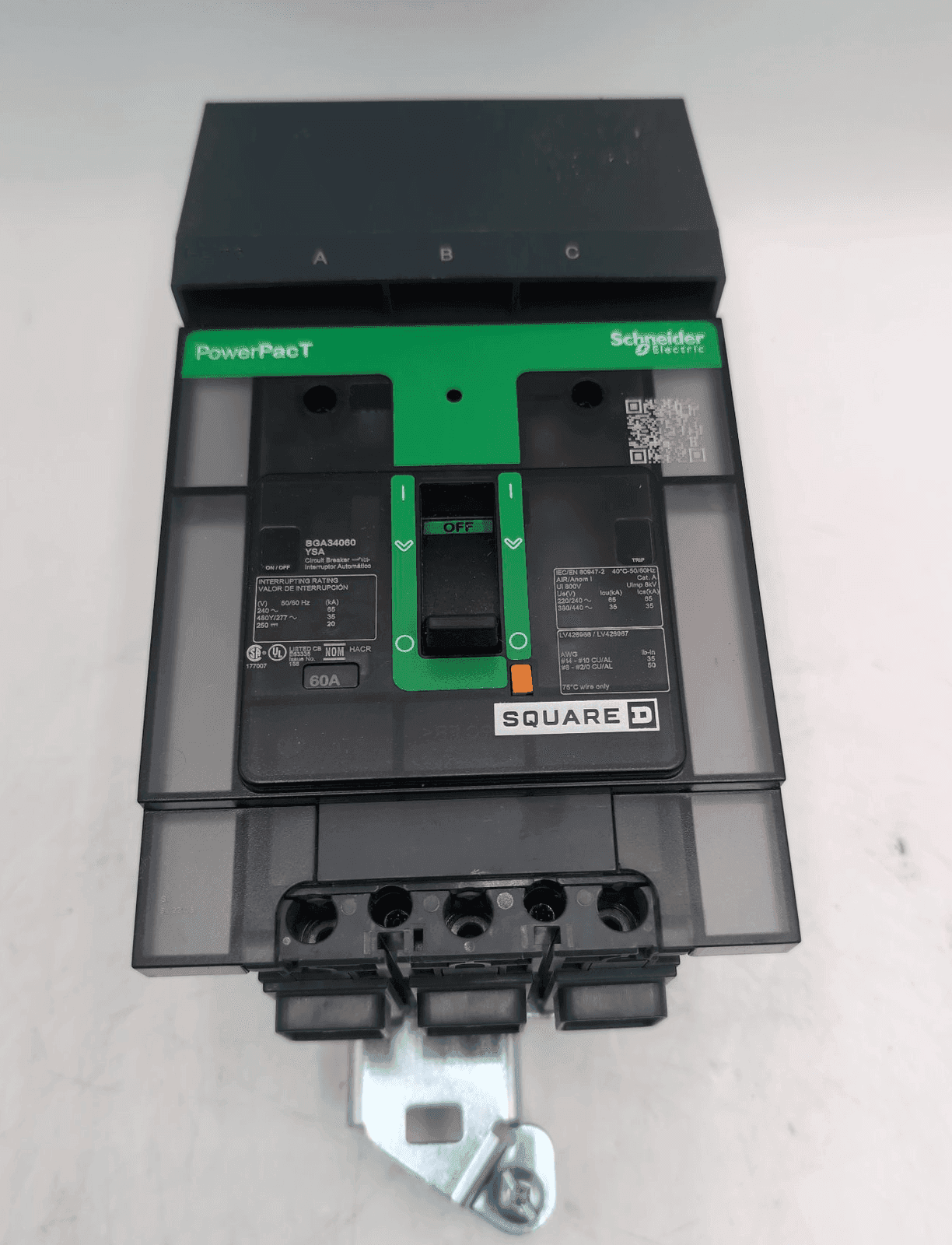 Square D BGA34060YSA Circuit Breaker — image 1 of 6