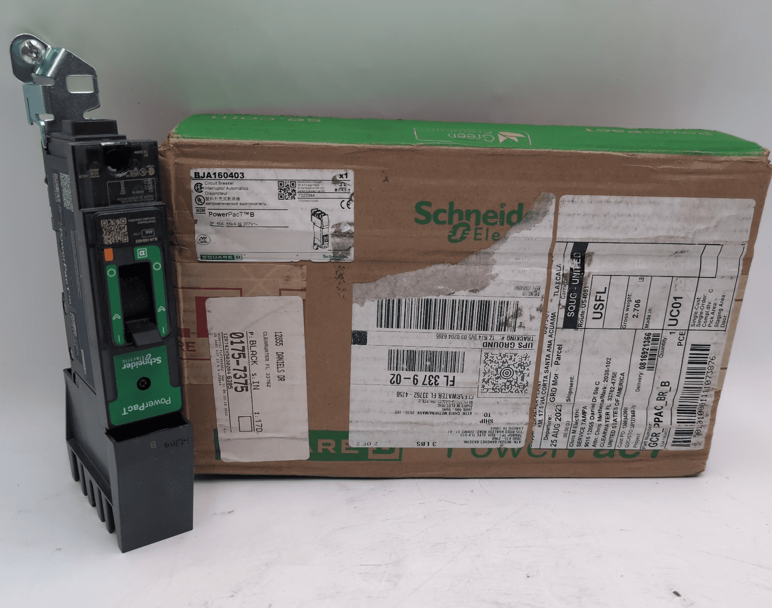 Square D BJA160403 Circuit Breaker 40A 1P 277V
