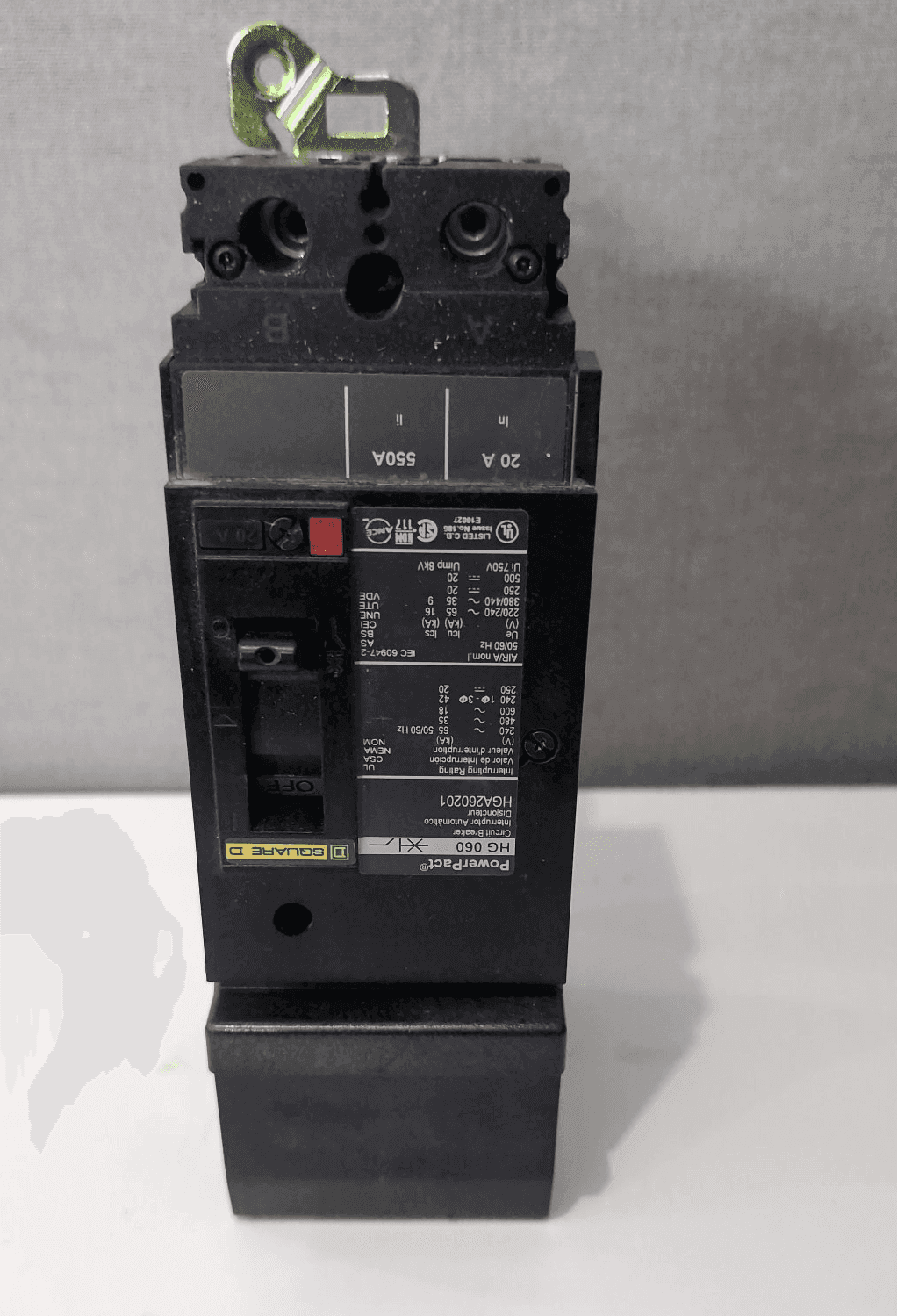 Square D HGA260201 Circuit Breaker — image 1 of 6