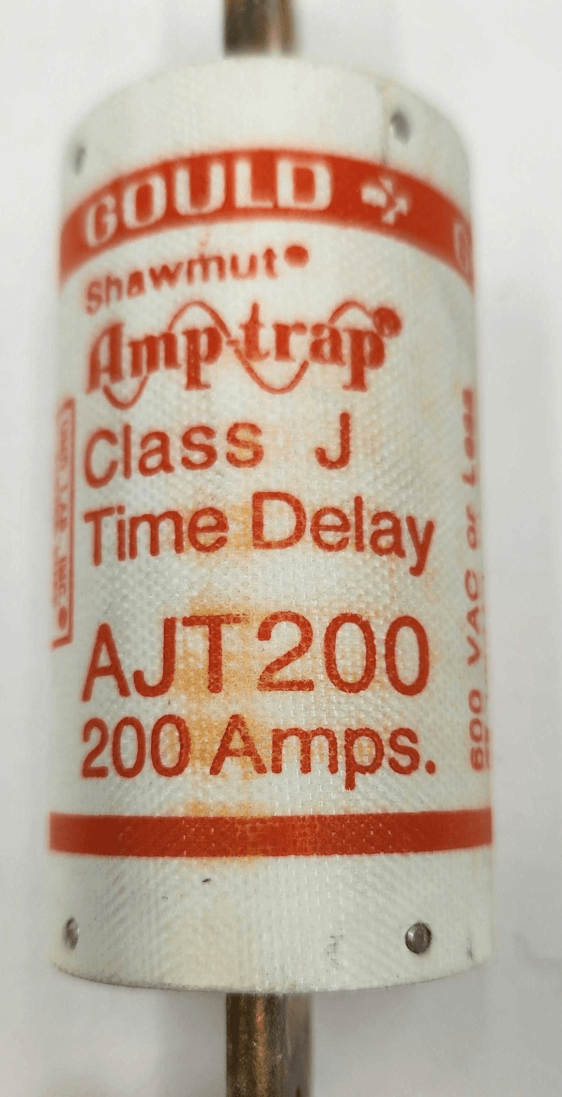 Gould Shawmut AJT200 Fuse 200A 600V Class J Time-Delay – image 1