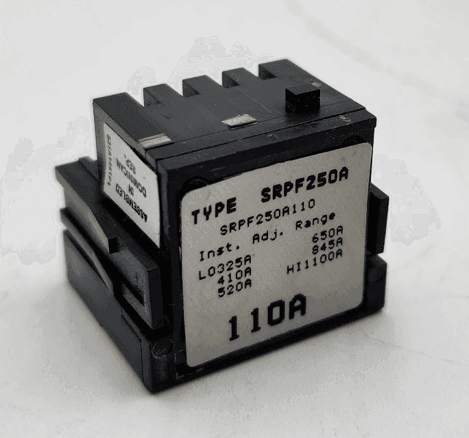 GE SRPF250 Circuit Breaker 250A 480V 3PH Plug On