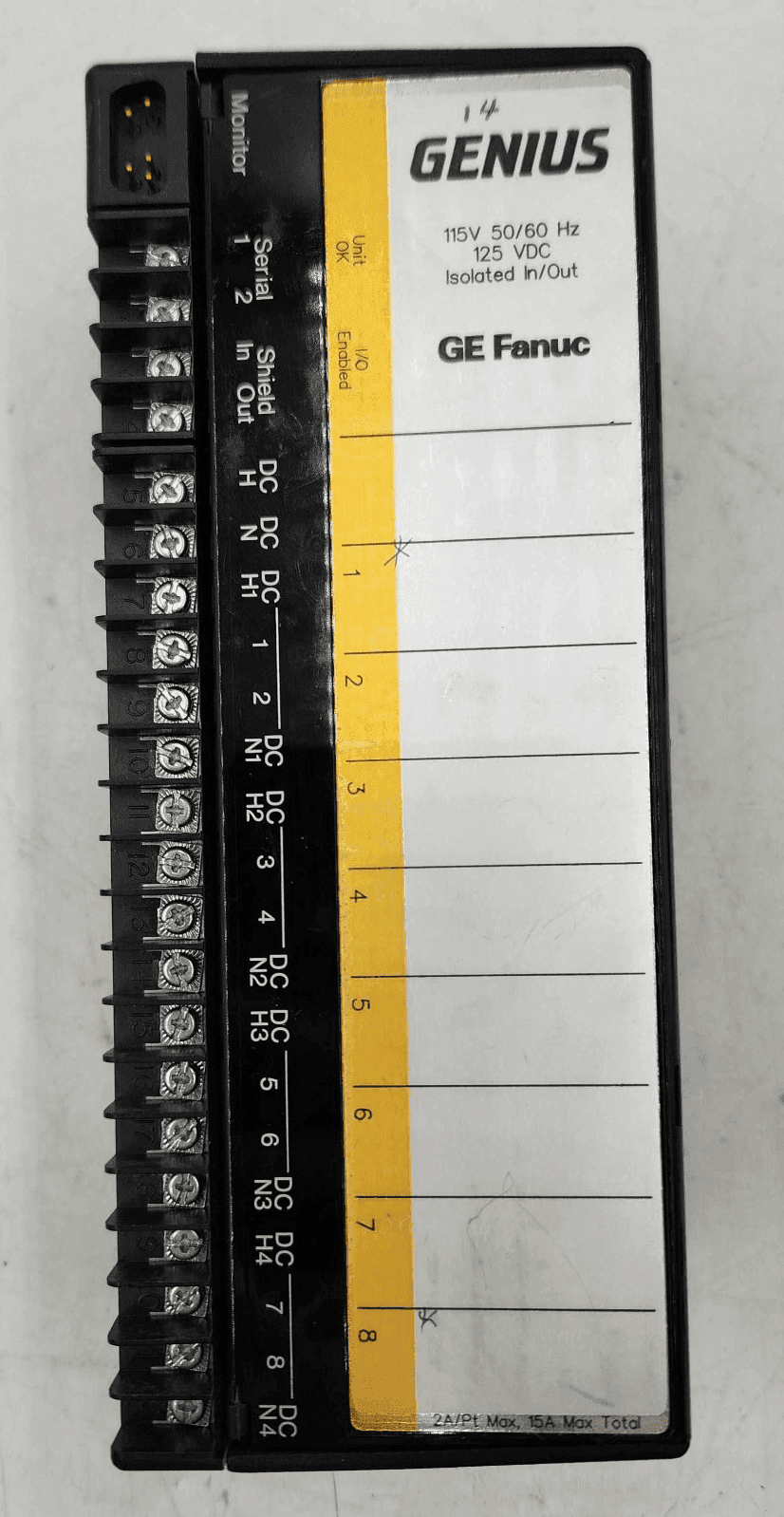 GE Fanuc IC660EBS100F 8-Circuit Isolated Distributed Genius Block