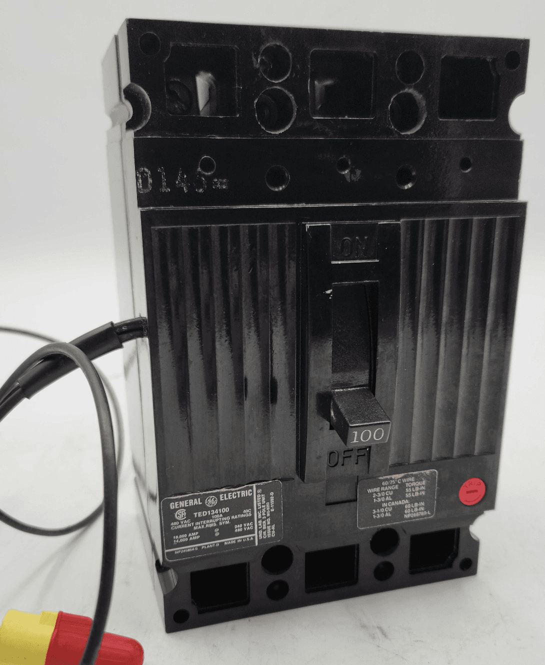 GE TED134100 Circuit Breaker — image 1 of 6