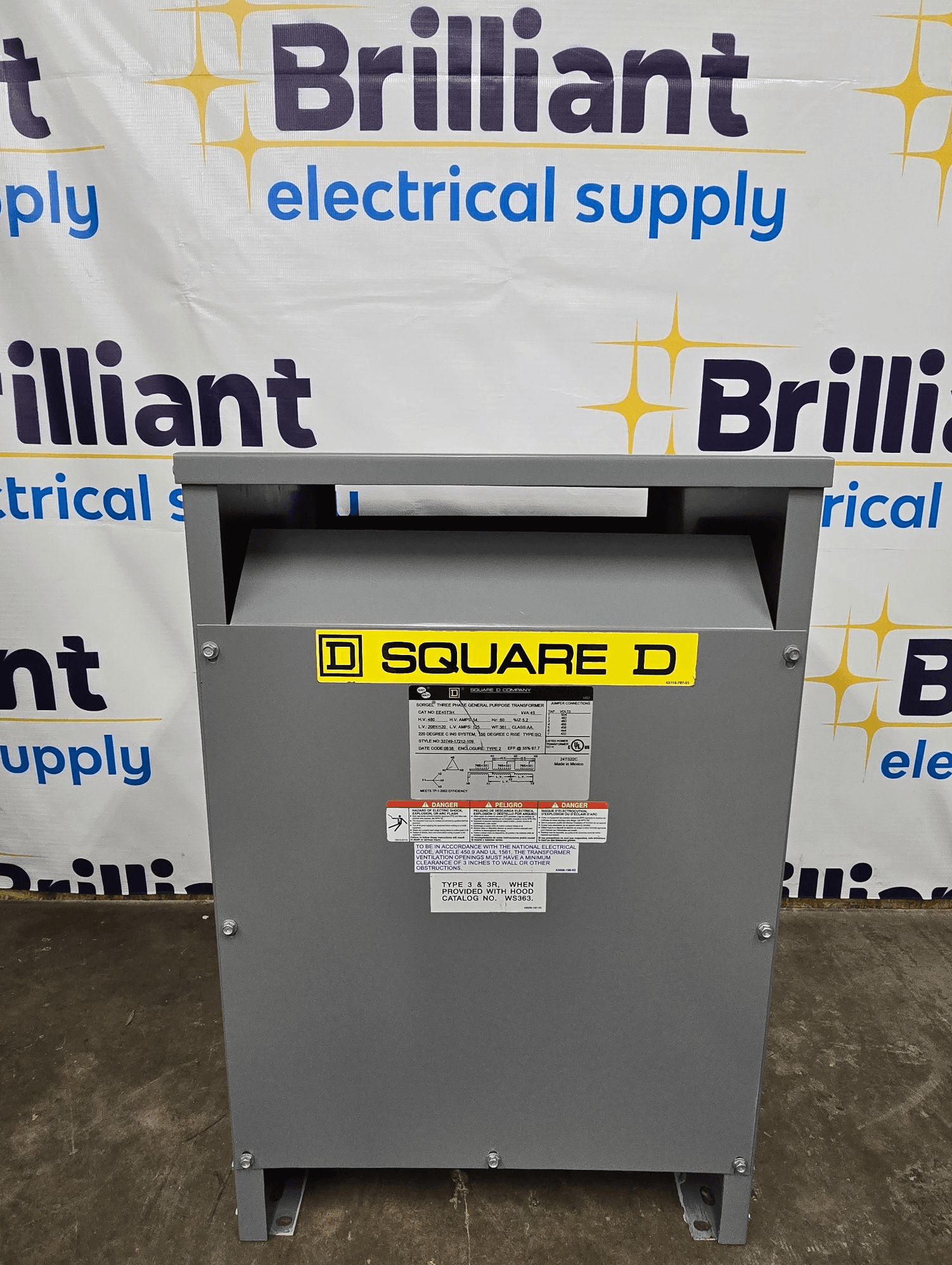 Square D EE45T3H Dry Type Transformers — image 1 of 8