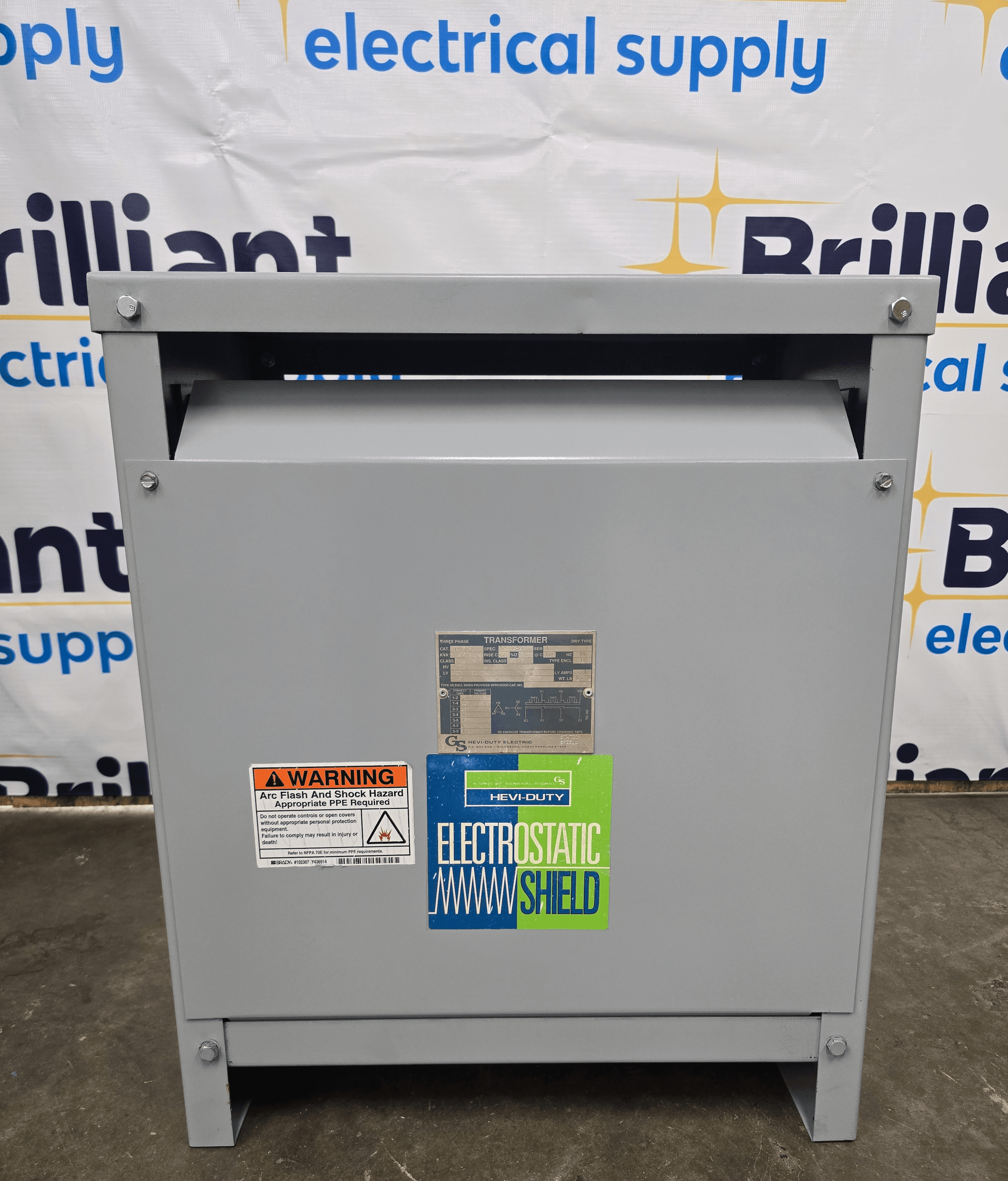 General Signal T2H30S 30kVA Dry Type Transformer 480V/208-120V NEMA 1 – image 1