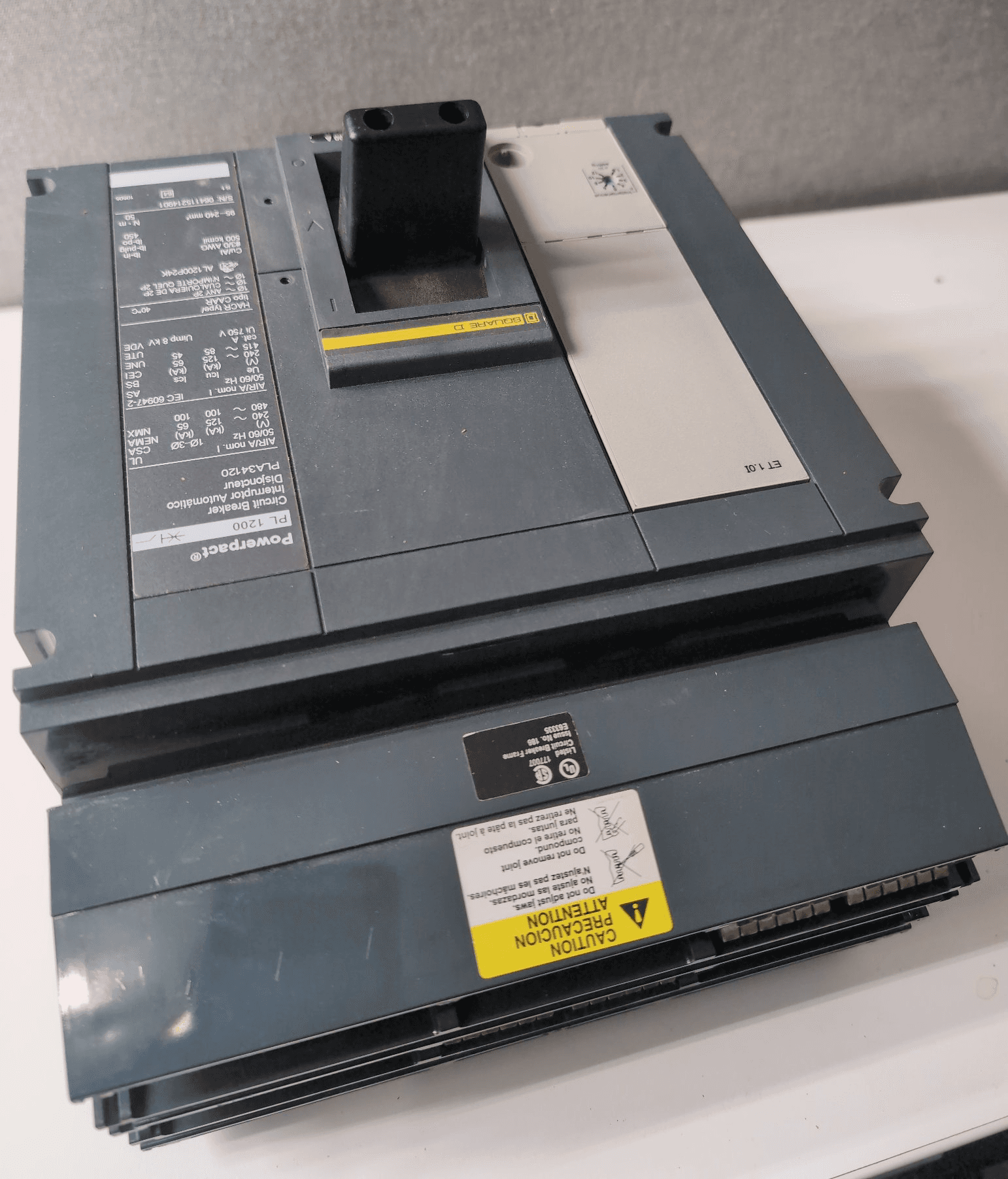 Square D PLA34120 Circuit Breaker 1200A 480V 3 Pole I-Line