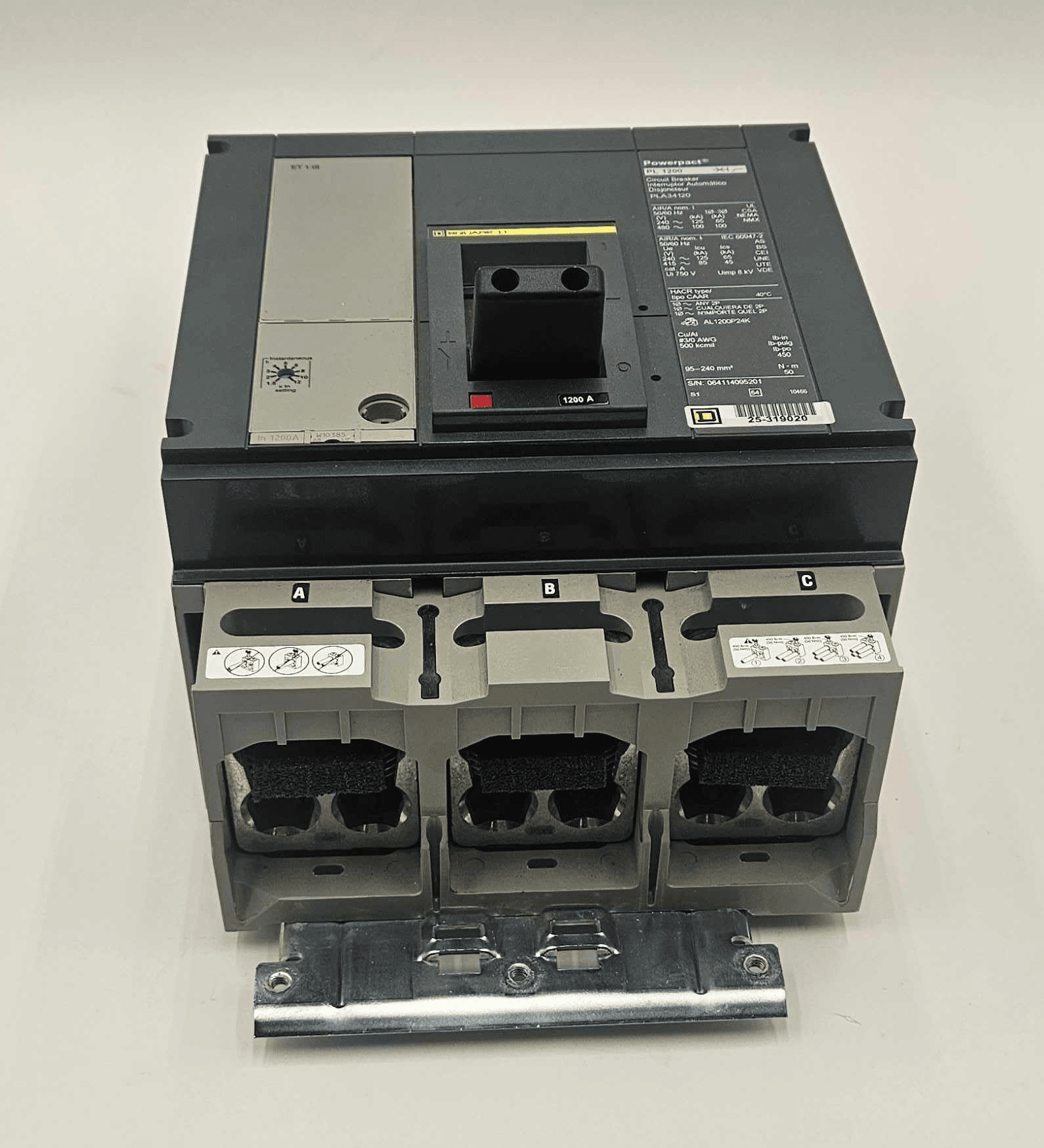 Square D PLA34120 Circuit Breaker 1200A 480V 3 Pole I-Line