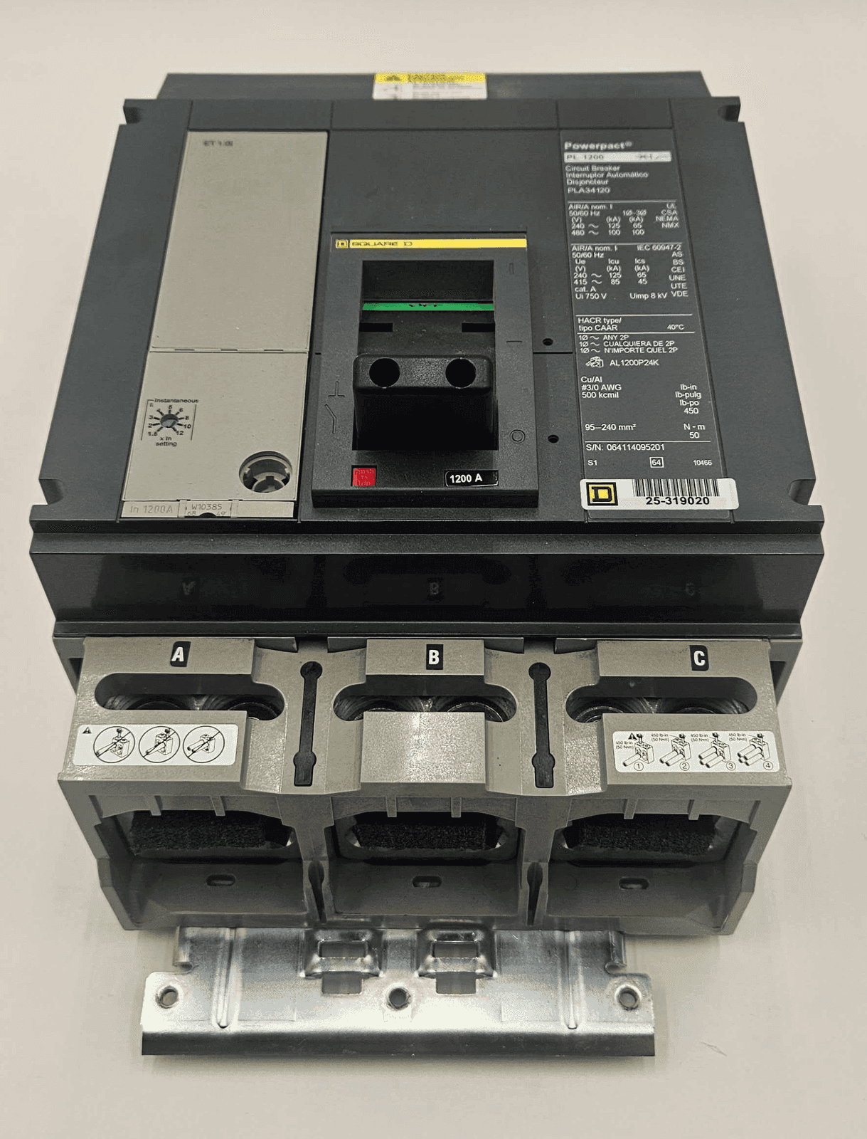 Square D PLA34120 Circuit Breaker — image 1 of 8