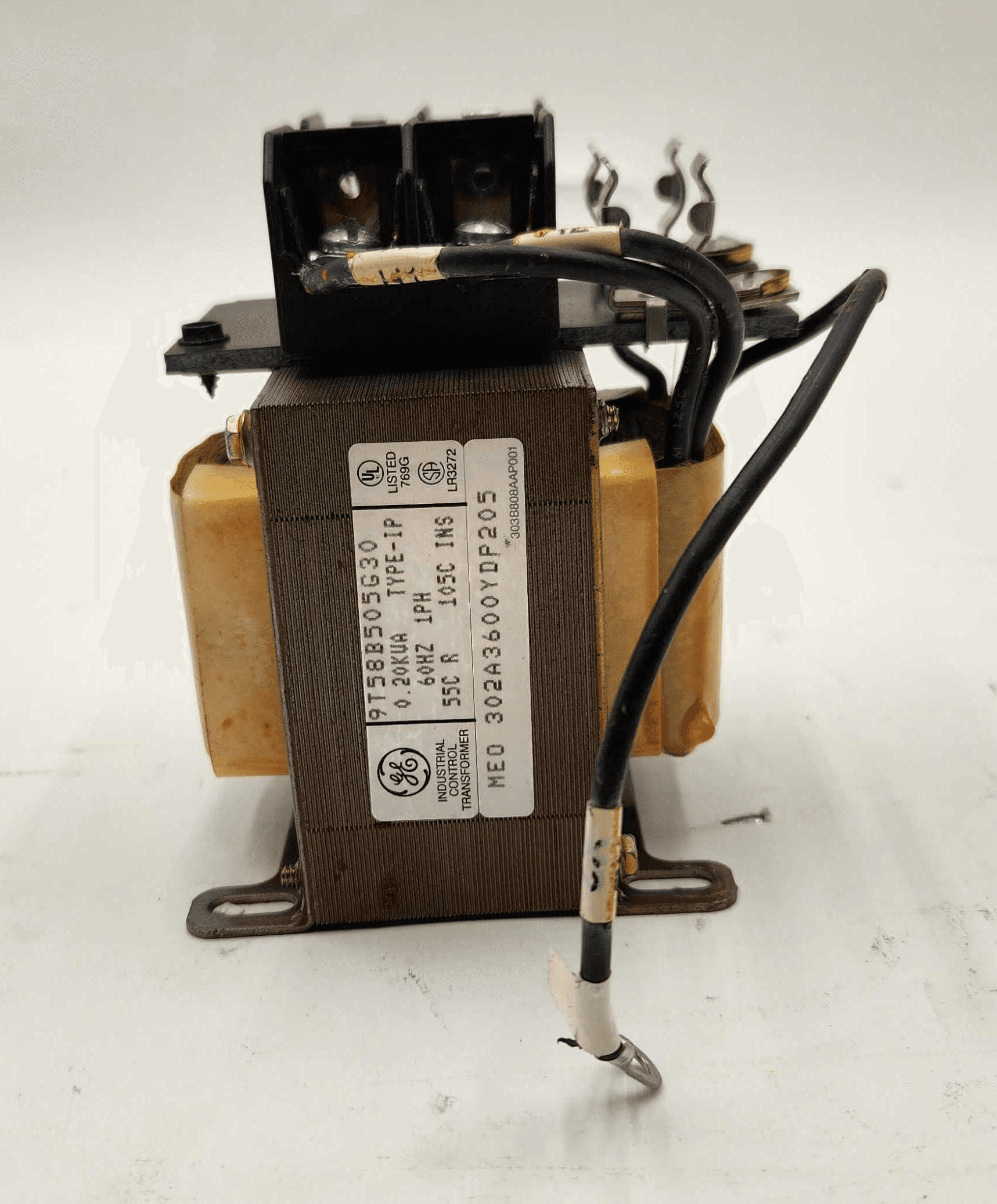 GE 9T58B505G30 Control Transformer 0.20KVA NEMA 1
