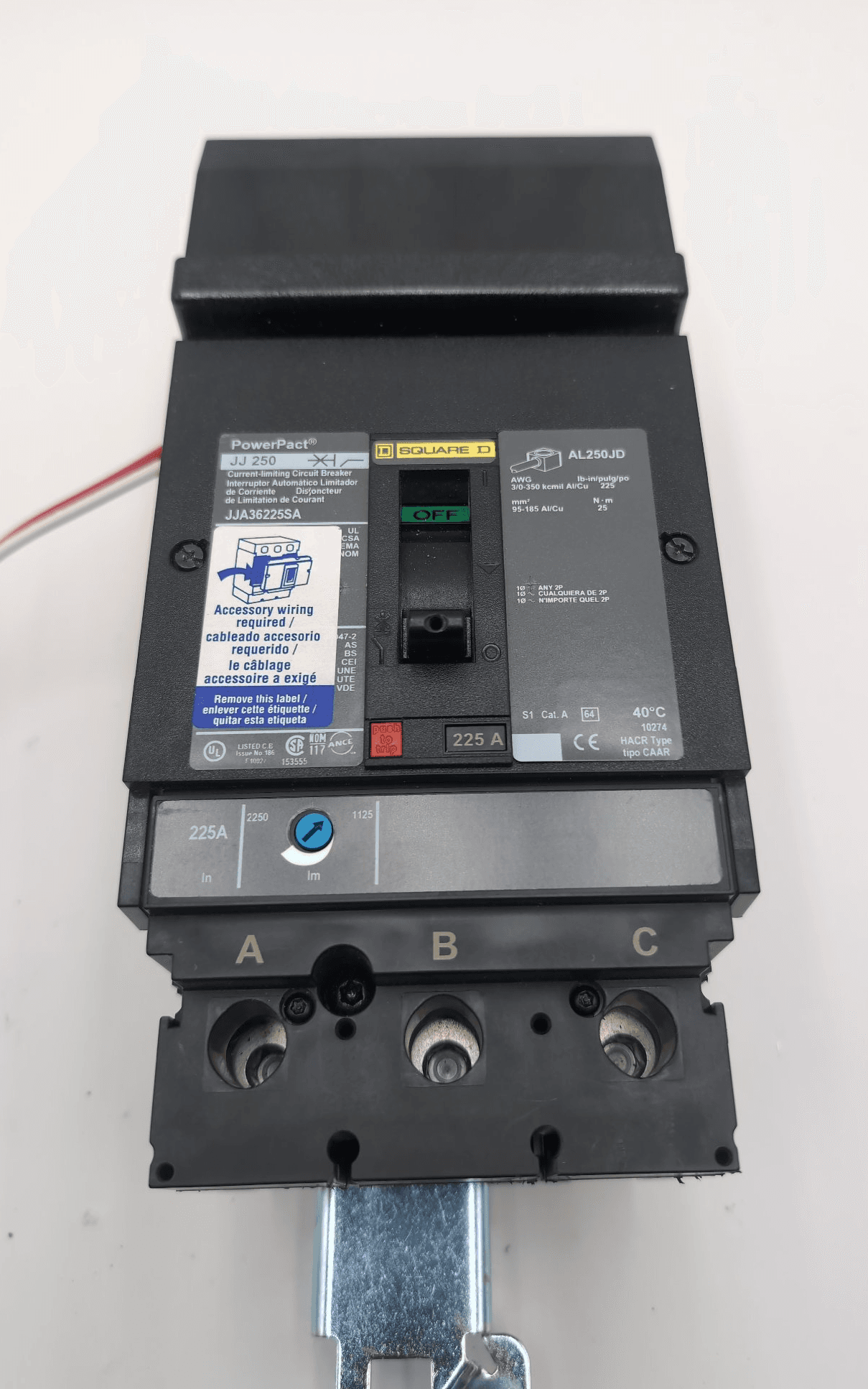 Square D JJA36225SA Circuit Breaker — image 1 of 7