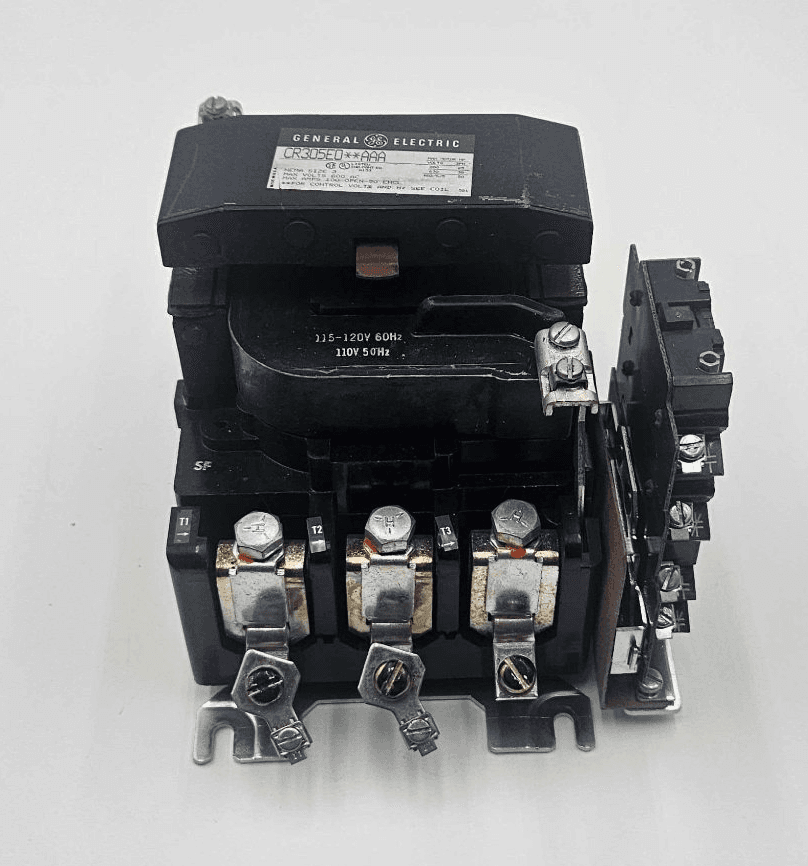 GE CR305E0 AAA Starter 3A 600V 3 Pole 120V Coil – image 1