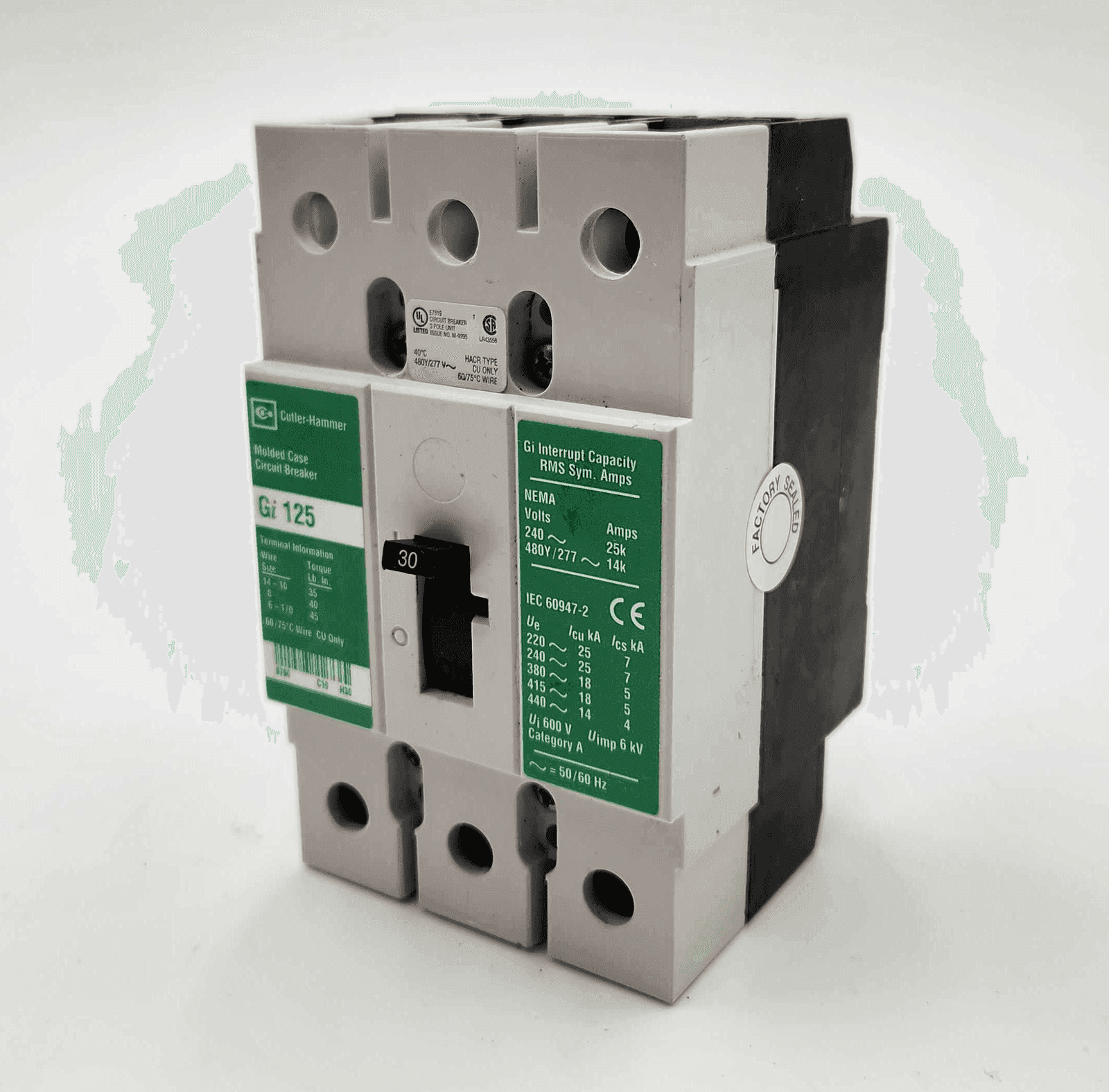 Eaton GI3030 Circuit Breaker — image 1 of 8