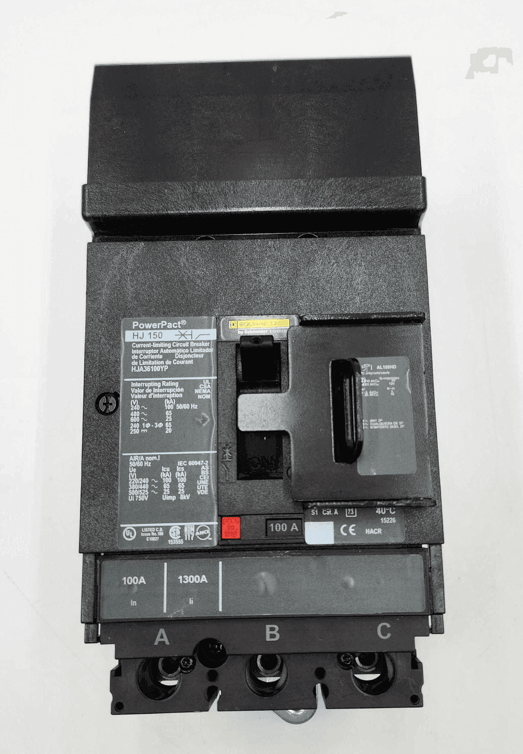 Square D HJA36100YP Circuit Breaker — image 1 of 7