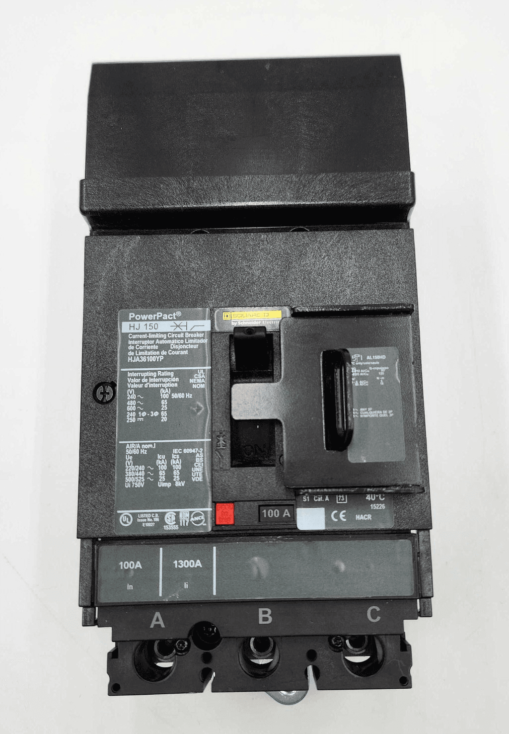 Square D HJA36100YP Circuit Breaker — image 1 of 7