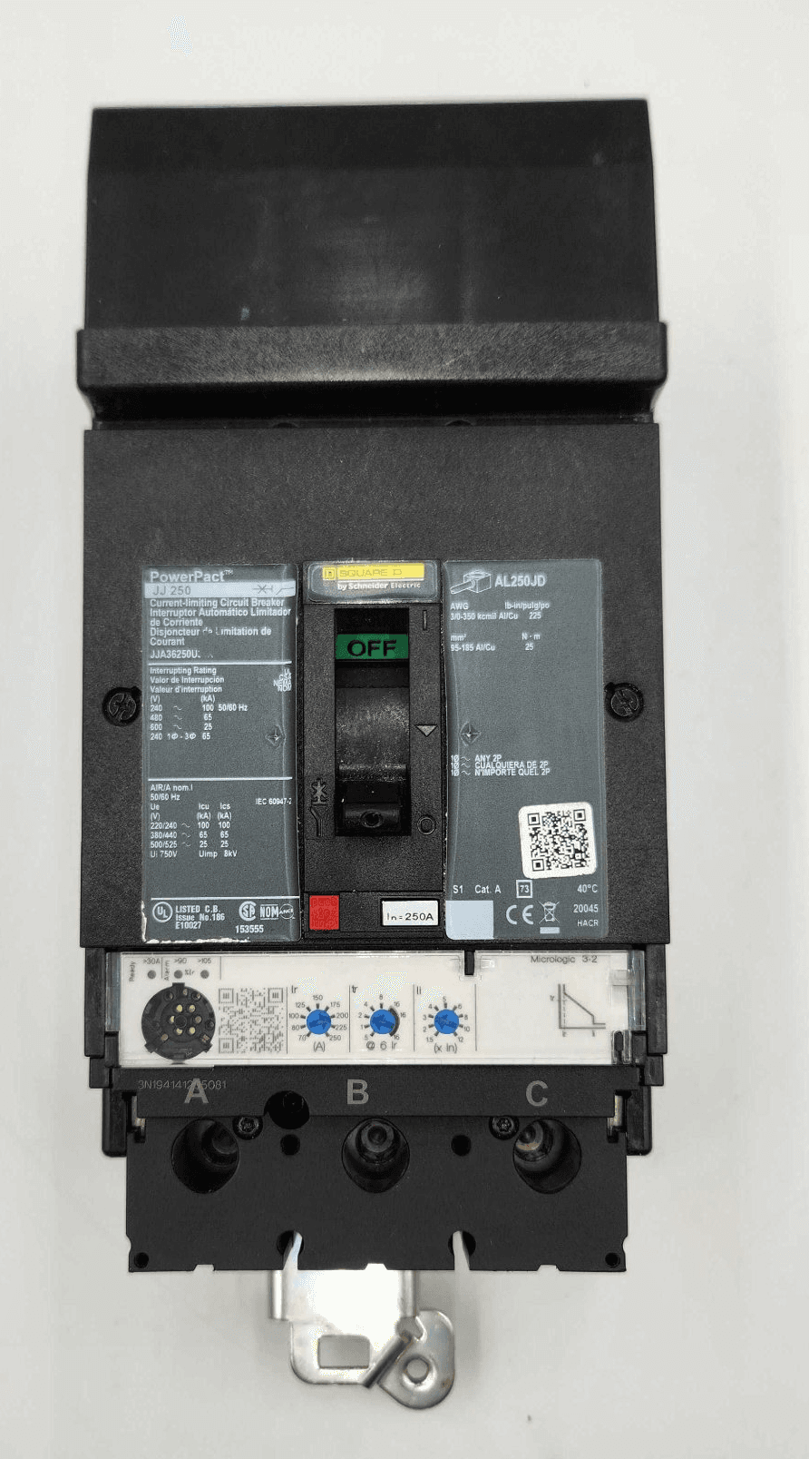 Square D JJA36250U Circuit Breaker — image 1 of 7