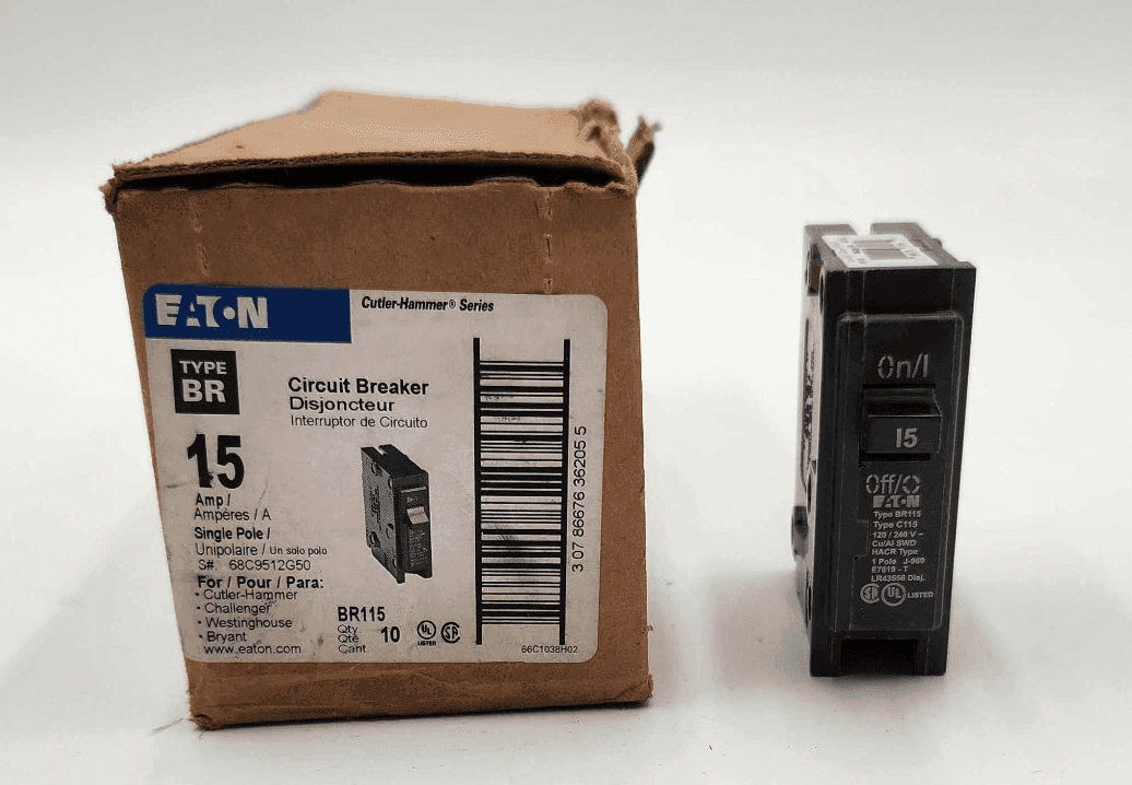Eaton BR115 Circuit Breaker — image 1 of 7