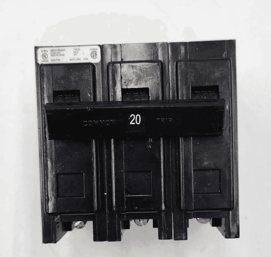 Eaton QOB3020H 20A 240V 3PH Circuit Breaker